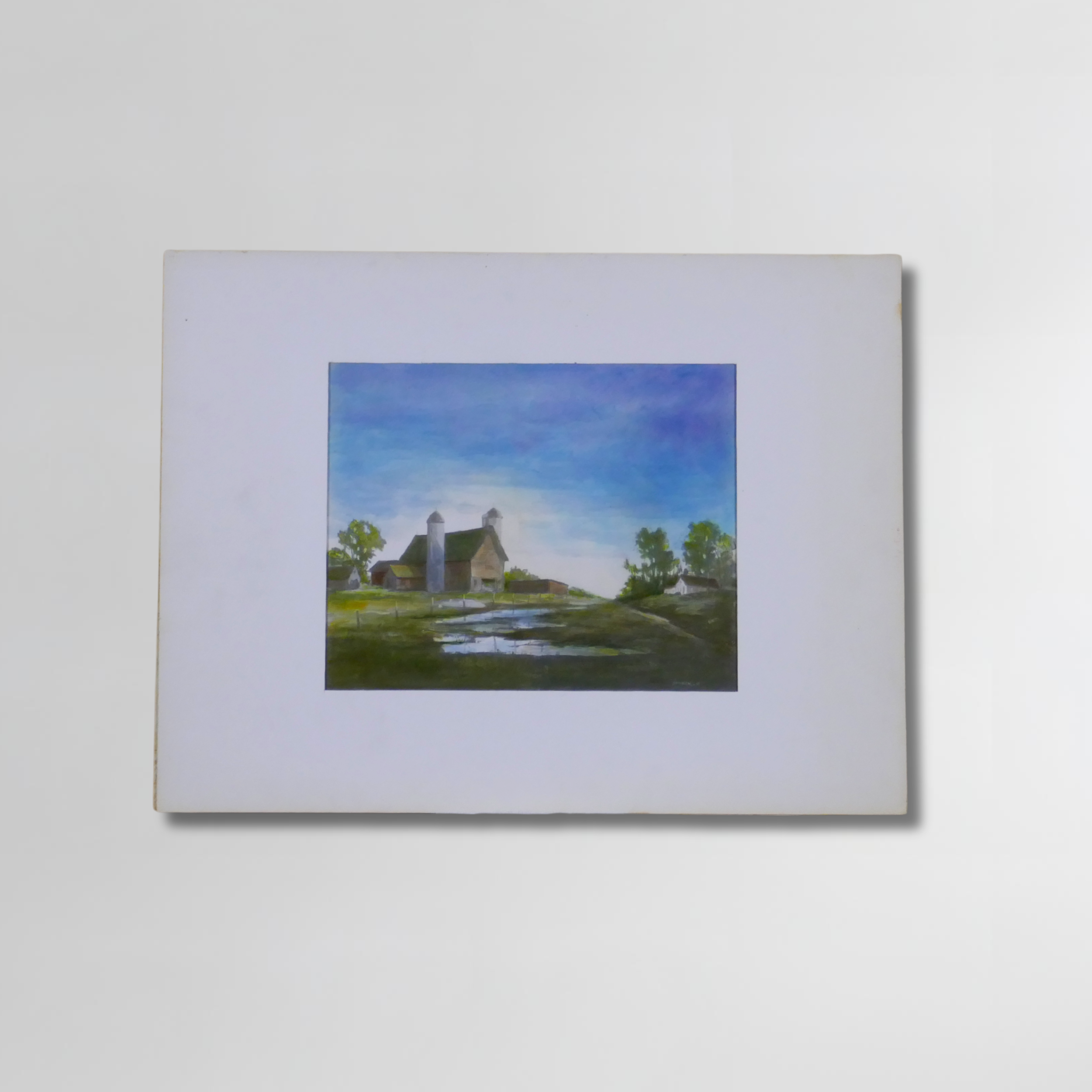 J. Alvin Storck, Unframed Watercolor on Paper, 11 x 9