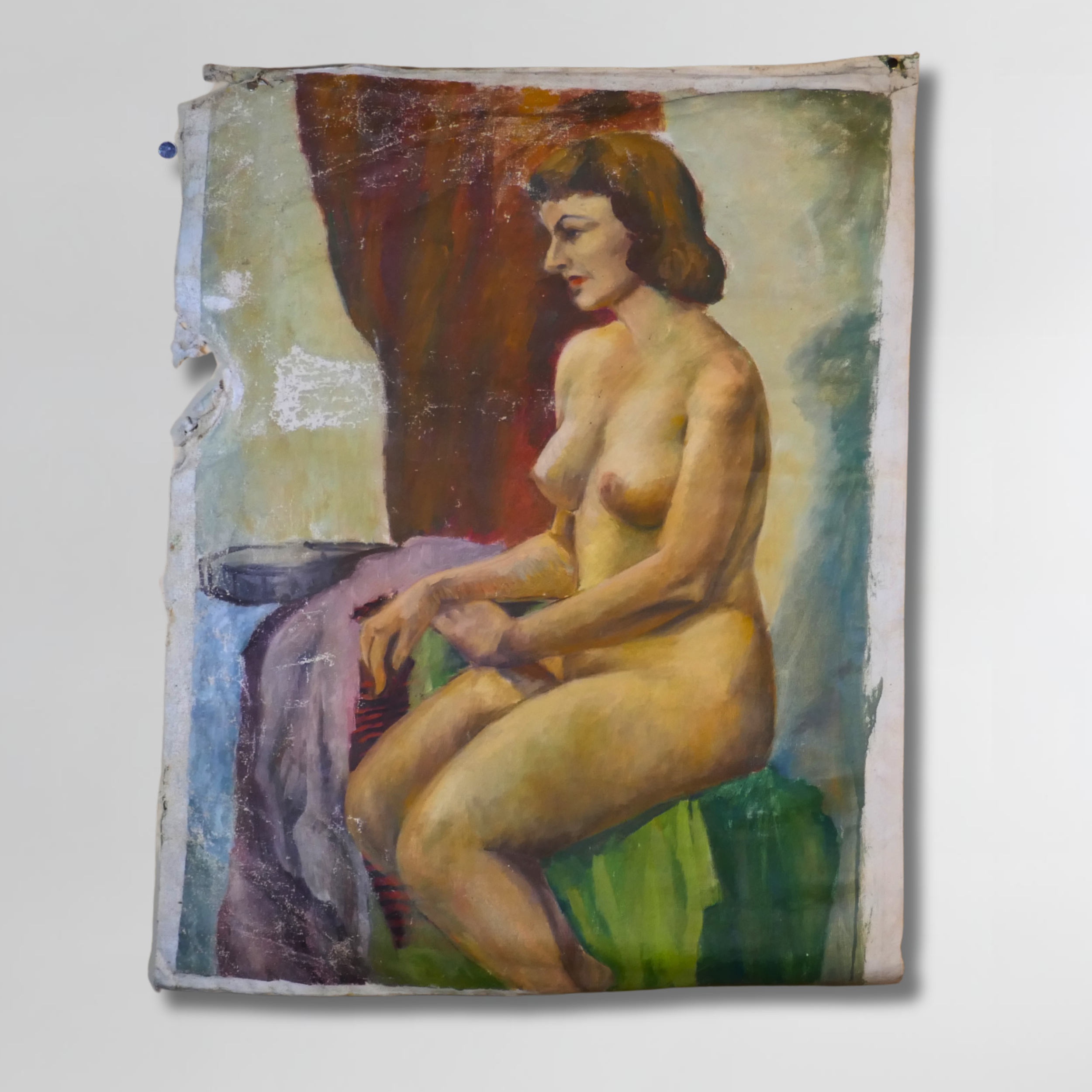 Perz, Unframed Oil on Canvas, 32 x 41