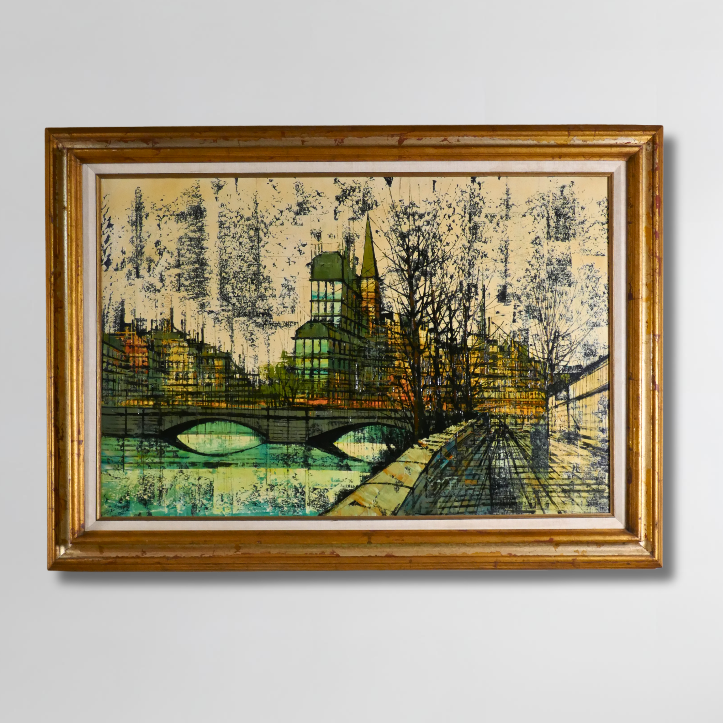Enzo Linca, Framed Oil on Canvas, 36 x 24