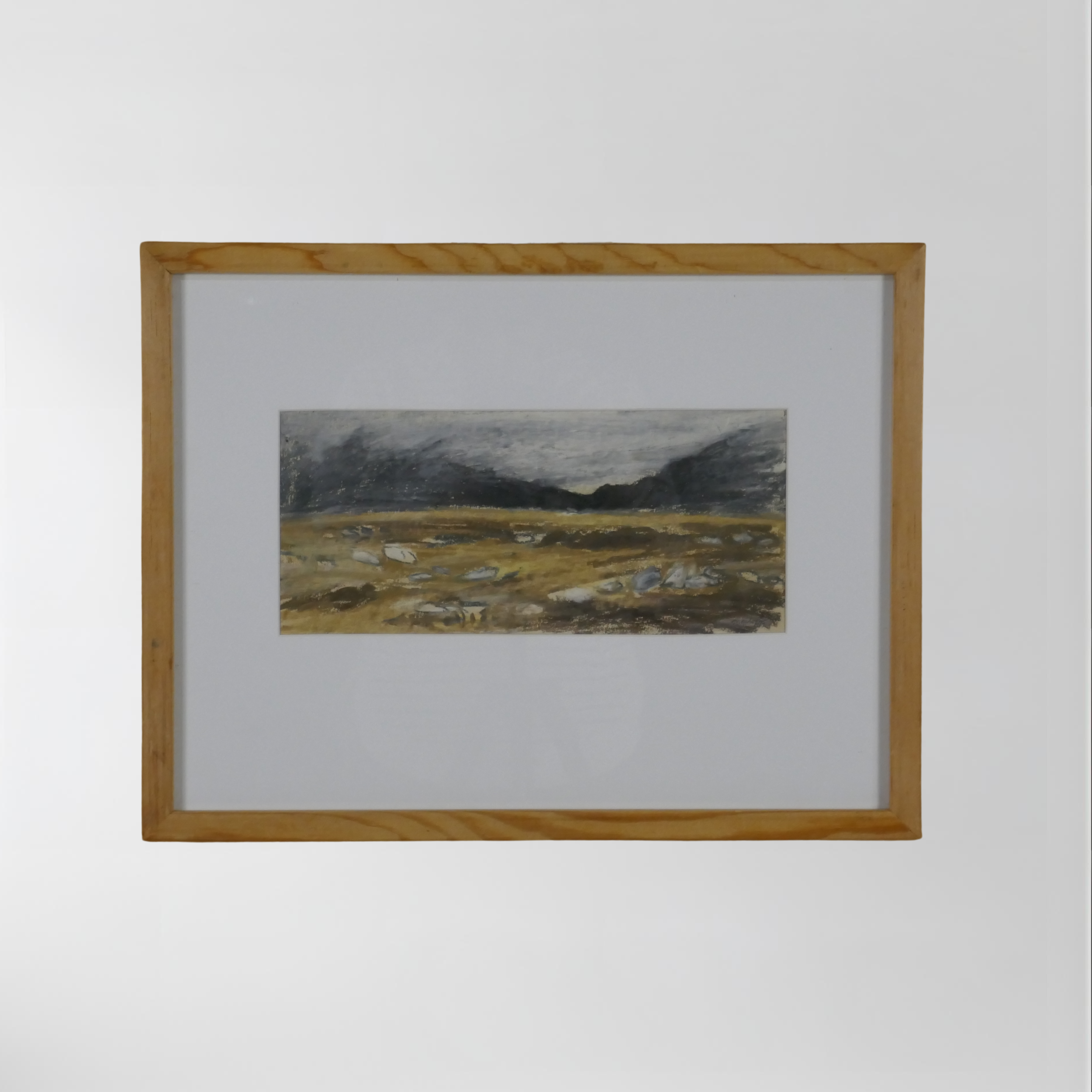 Robert Angeloch, "Connemara", Framed Watercolor on Paper, 11 x 5