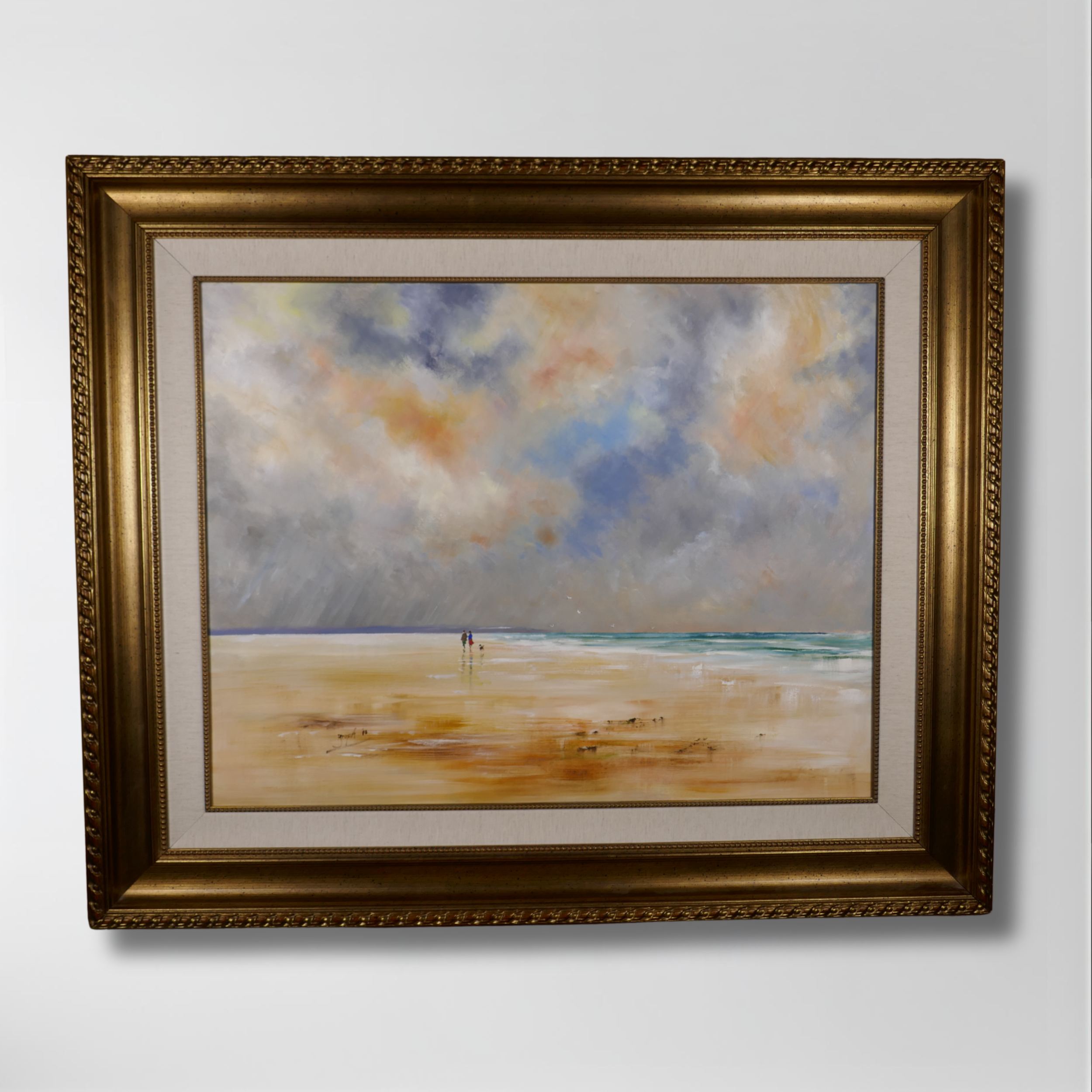 Des Brophy, "Solitude is Bliss", Framed Oil on Canvas, 34.5 x 27