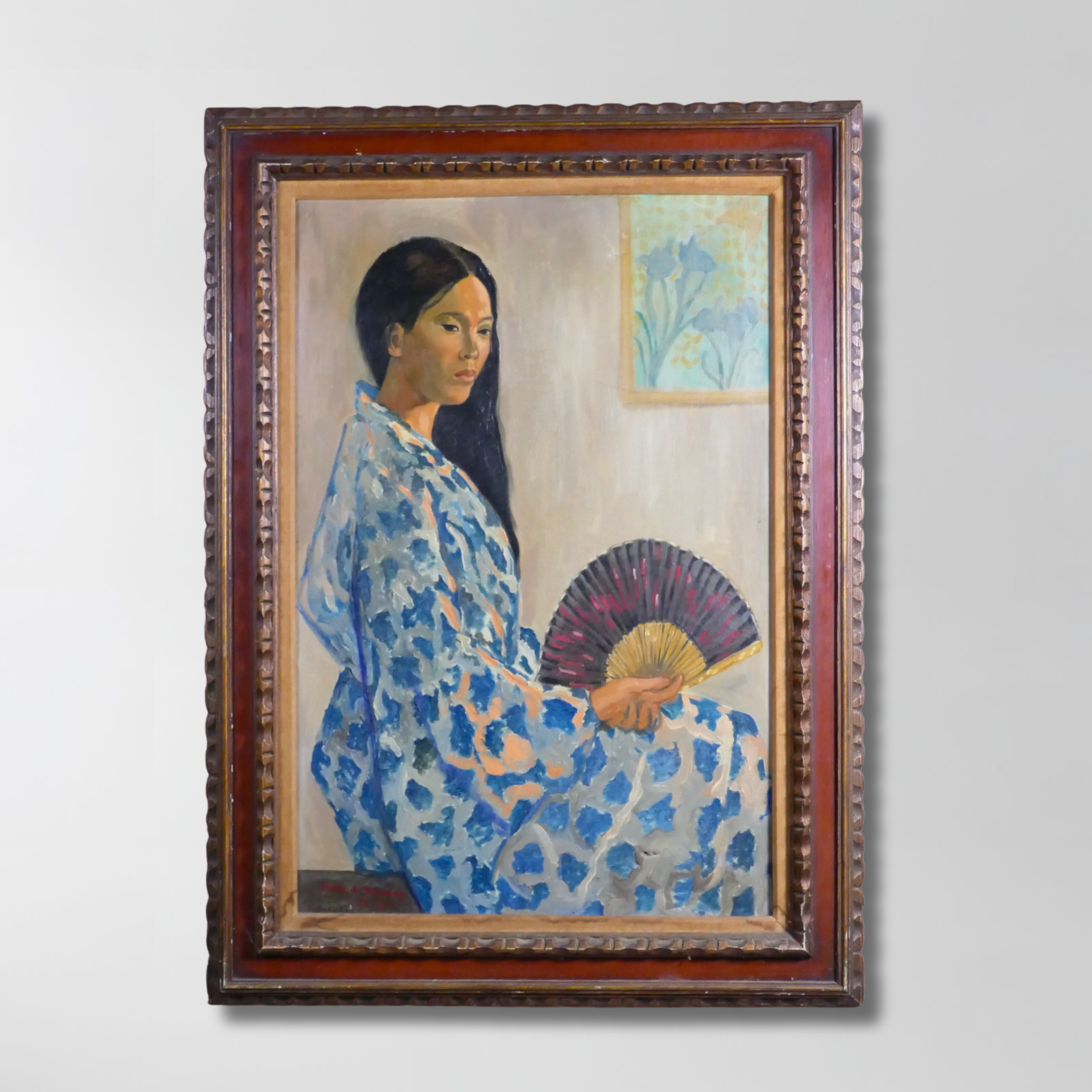 Chas B. Werner, Framed Oil on Canvas, 24 x 36