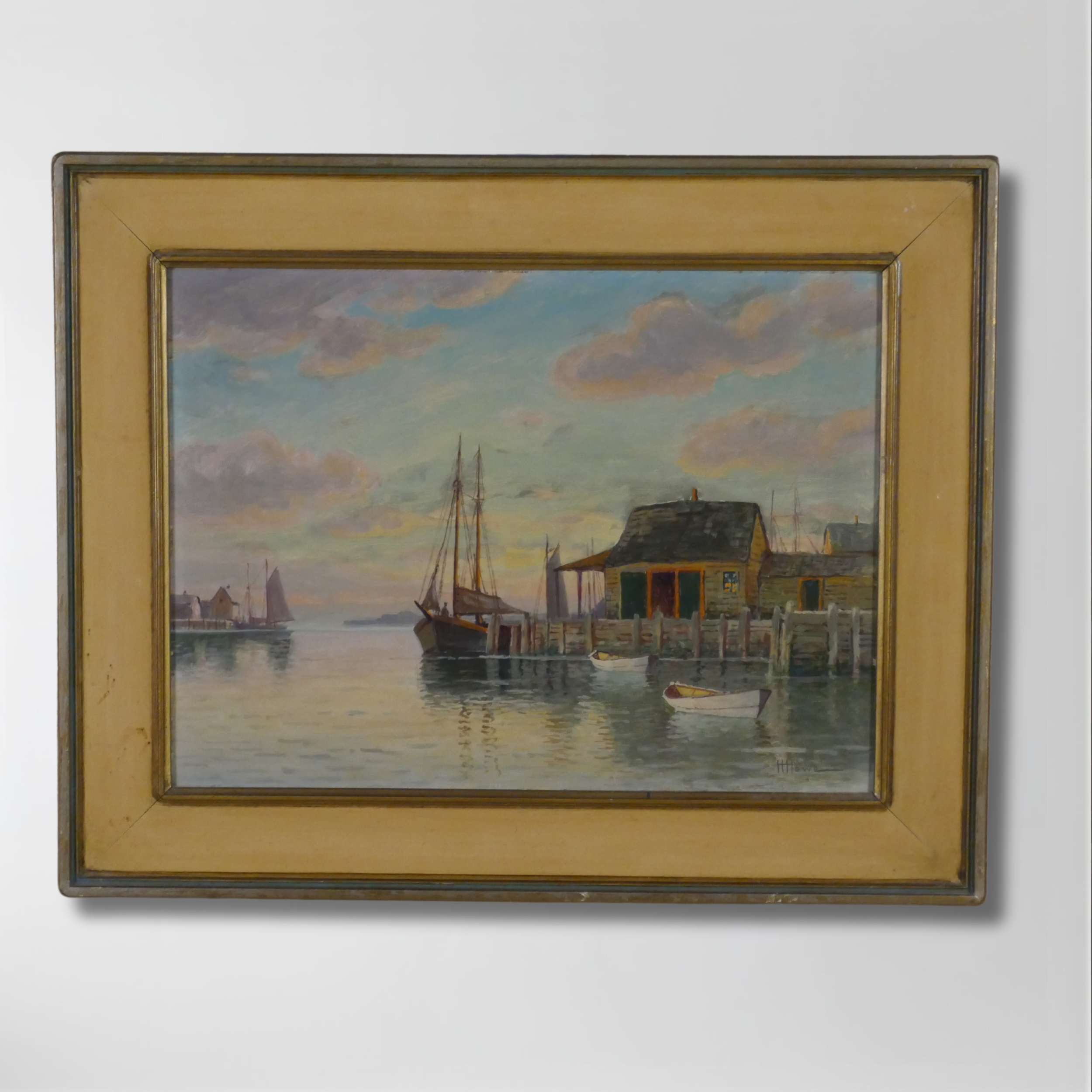 Harry H Howe, Framed Oil on Board, 16 x 12