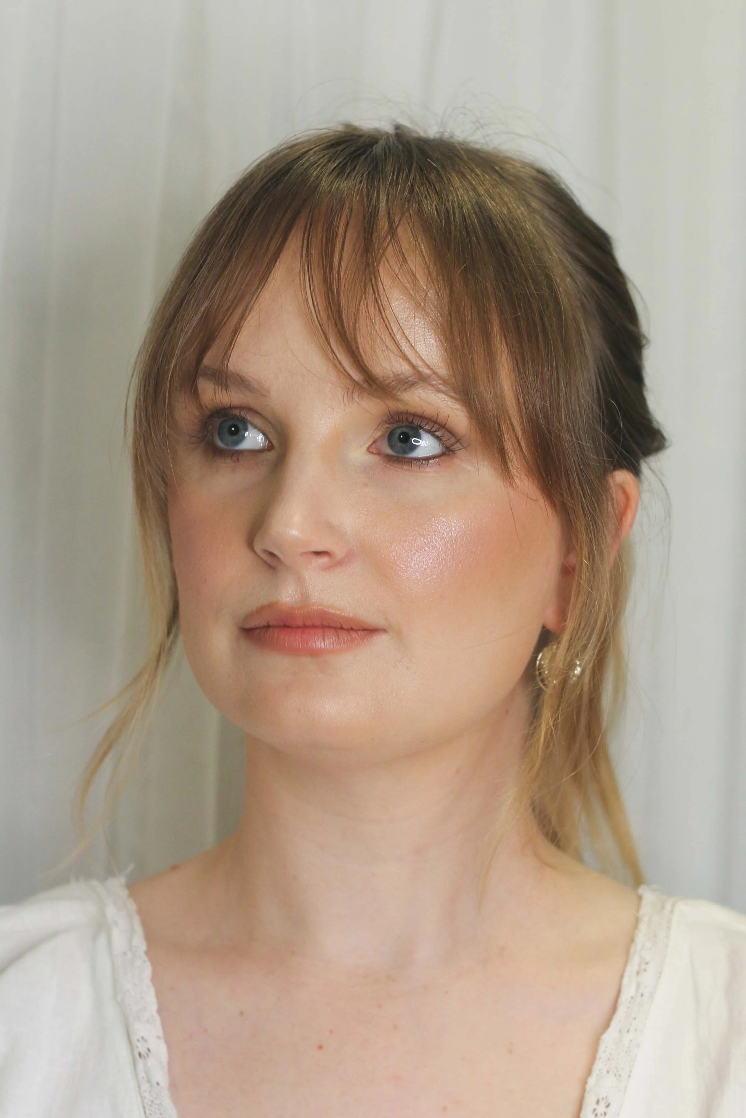 toasty natural soft lip bridal makeup by London makeup artist Molly dickson