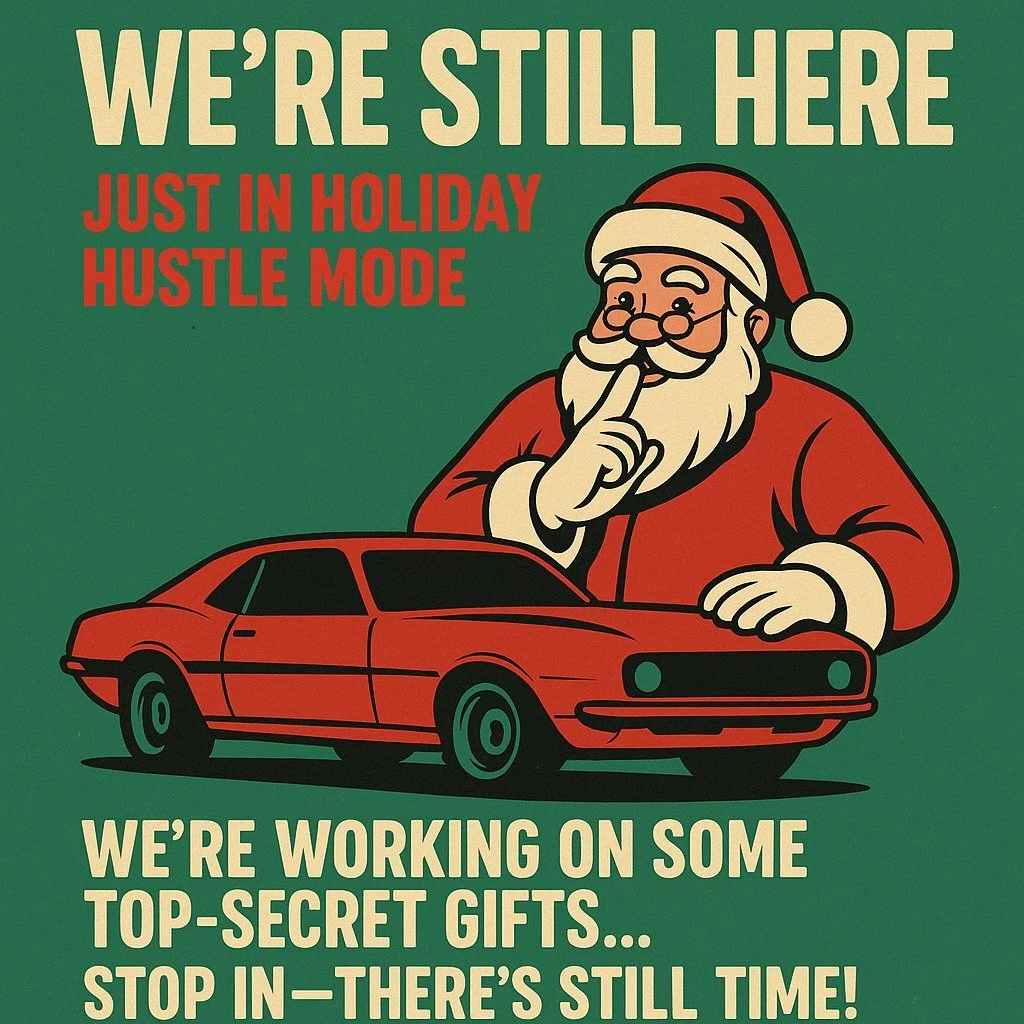 🎄🚗 We're still here &mdash; just in holiday hustle mode! 🎅🔥

If you've been wondering why it&rsquo;s been quiet on our feed... it&rsquo;s because we&rsquo;re elbows deep in top-secret gift projects 👀🎁

We&rsquo;re working hard behind the scenes