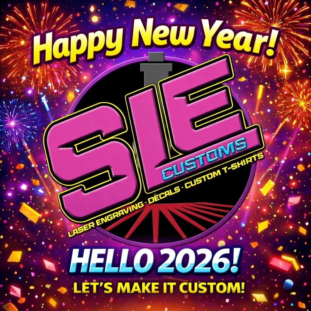 🎆 HELLO 2026!
New year, new projects, same custom obsession 😎

Thanks for an awesome year &mdash; we&rsquo;re ready to make 2026 even better with stickers, decals, engraving, and custom gear that stands out.

Let&rsquo;s make it custom 👊
#Hello202