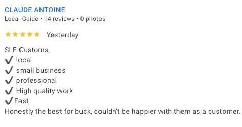 Sarasota, y&rsquo;all already know&hellip; 👀

&ldquo;✔️ Local ✔️ Small Business ✔️ Professional ✔️ High Quality ✔️ FAST&rdquo;
That&rsquo;s not us talking&mdash;that&rsquo;s a real customer 💯

We&rsquo;re all about delivering top-tier work without 