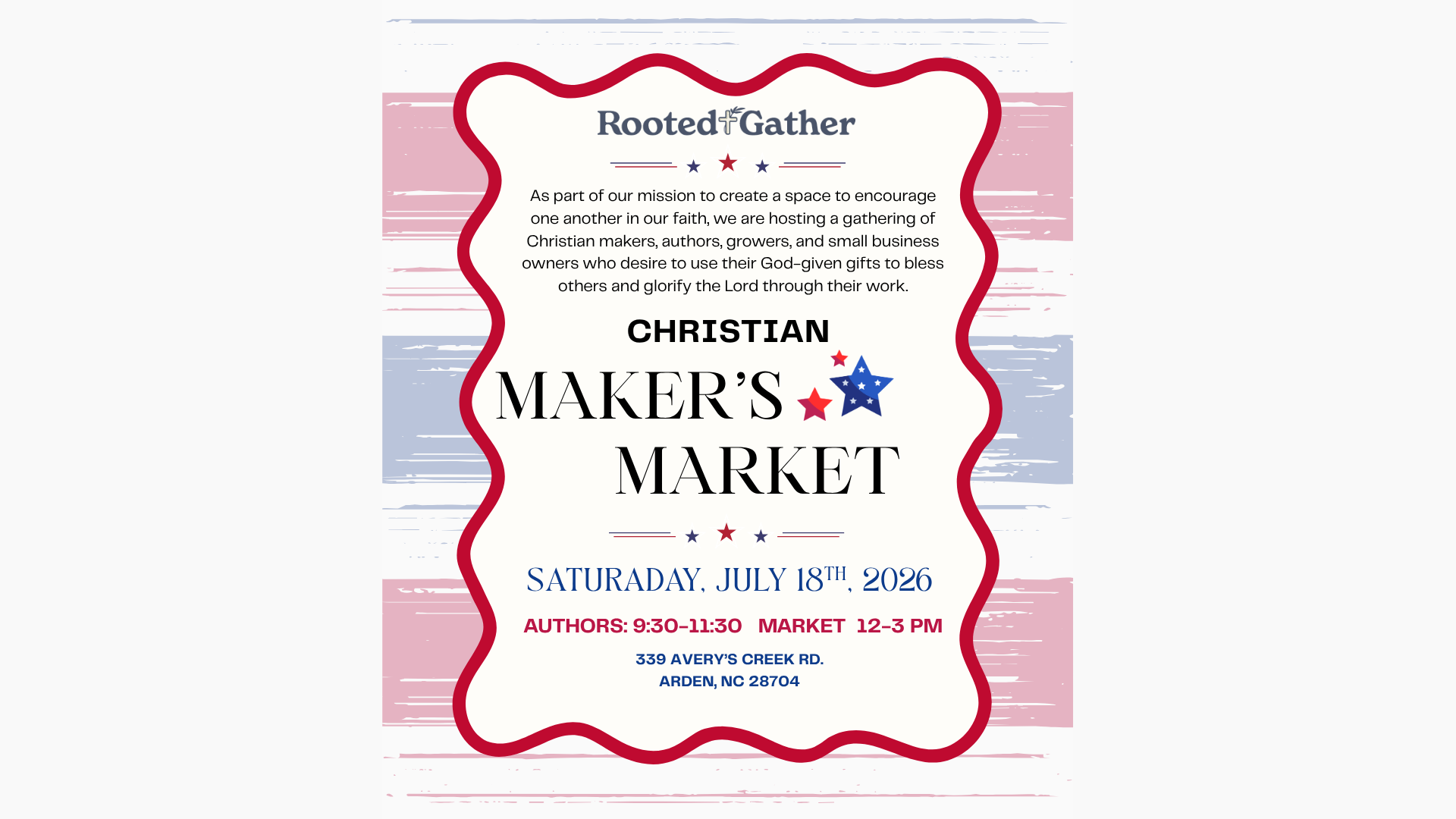 Rooted Creations: Christian Makers Market