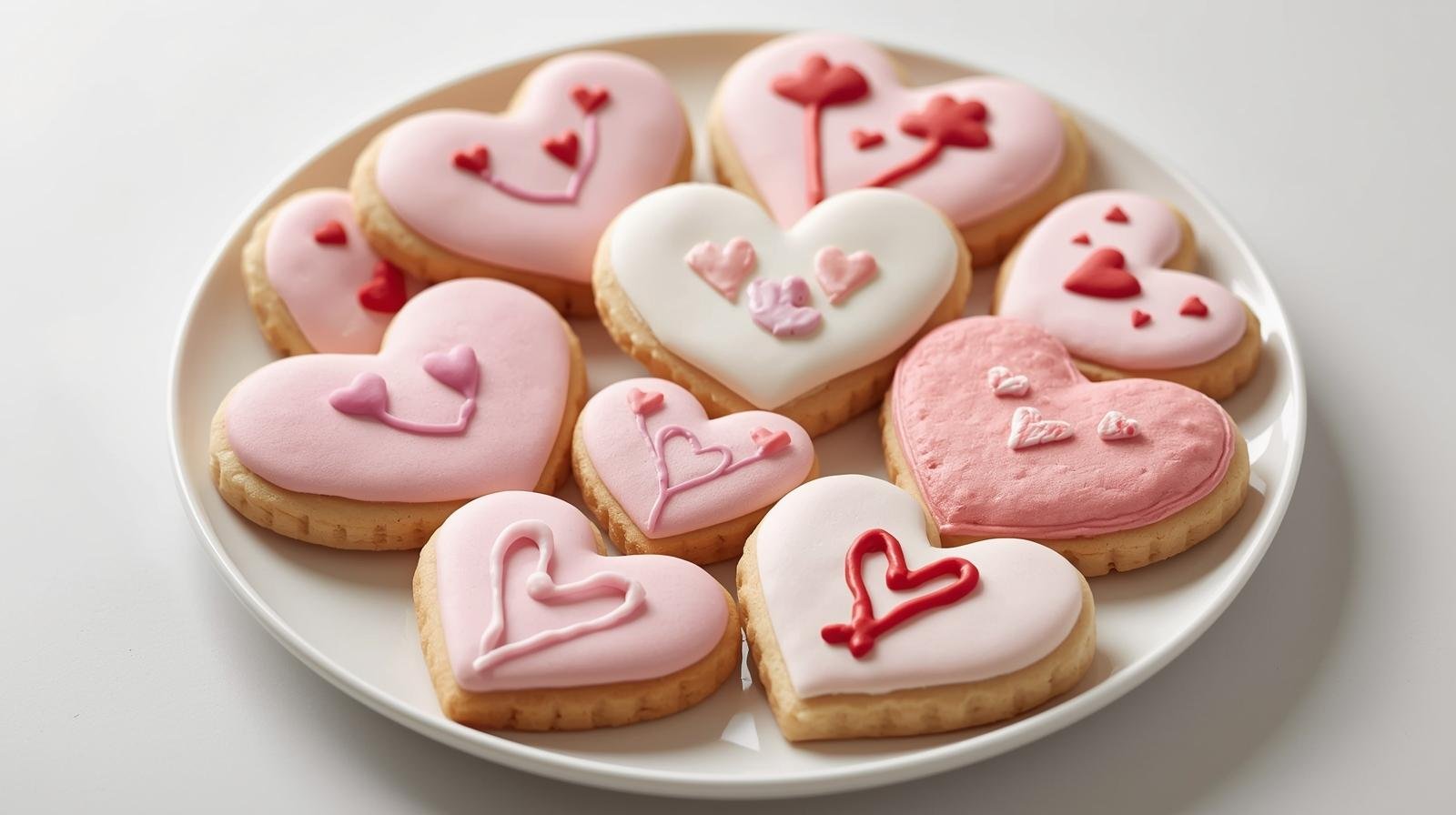 A plate of cookies simply decorated for Valentine's Day.jpg