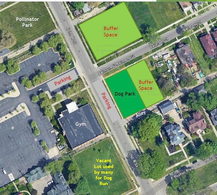 Part of the site vision