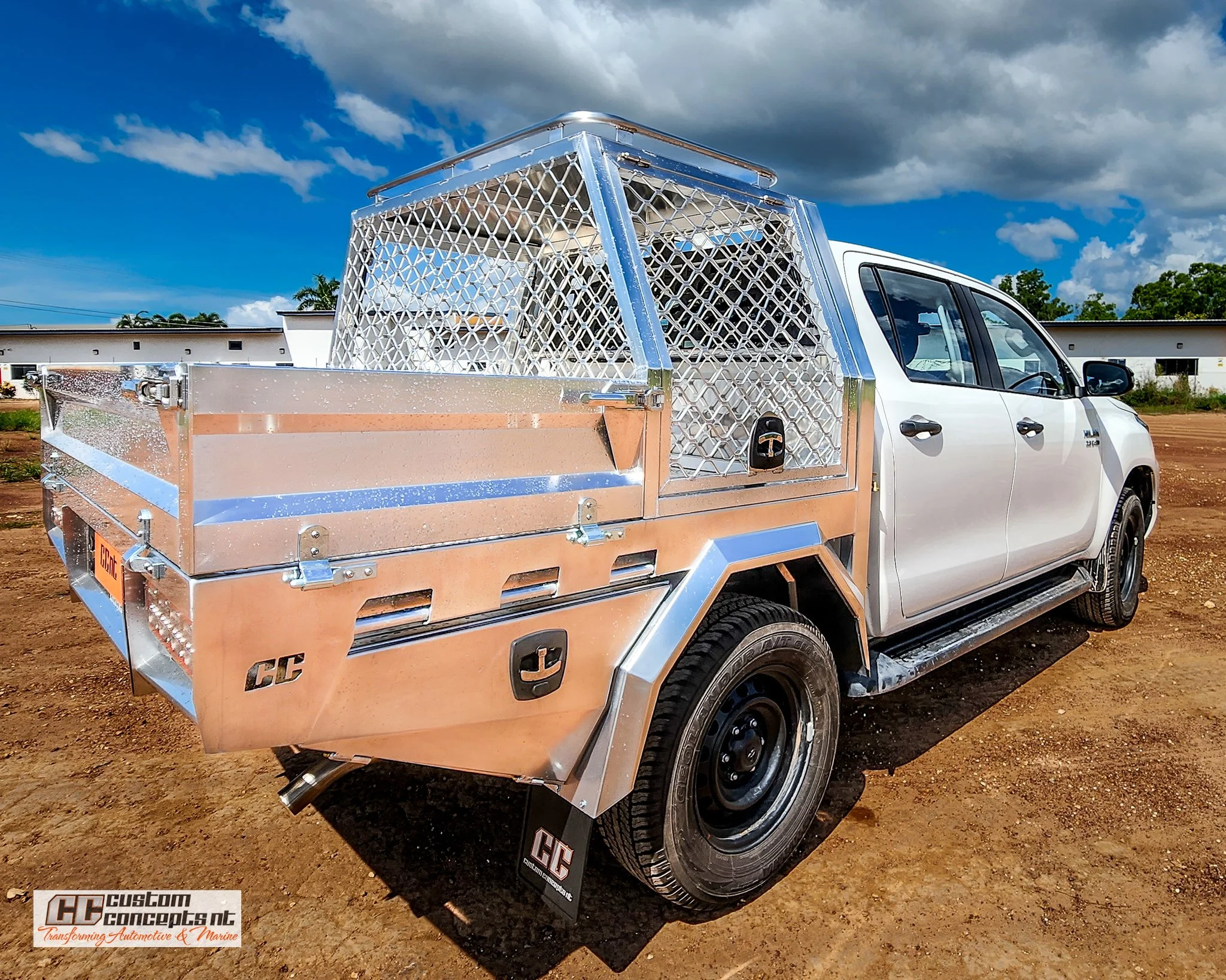 When the dogs work as hard as you do, they deserve gear that keeps up. 🐾

We build the fancy canopies and the flash CNC dog boxes - but when you just need a solid cage that does the job and takes a beating, this is it.

Lightweight. Tough. Built to 