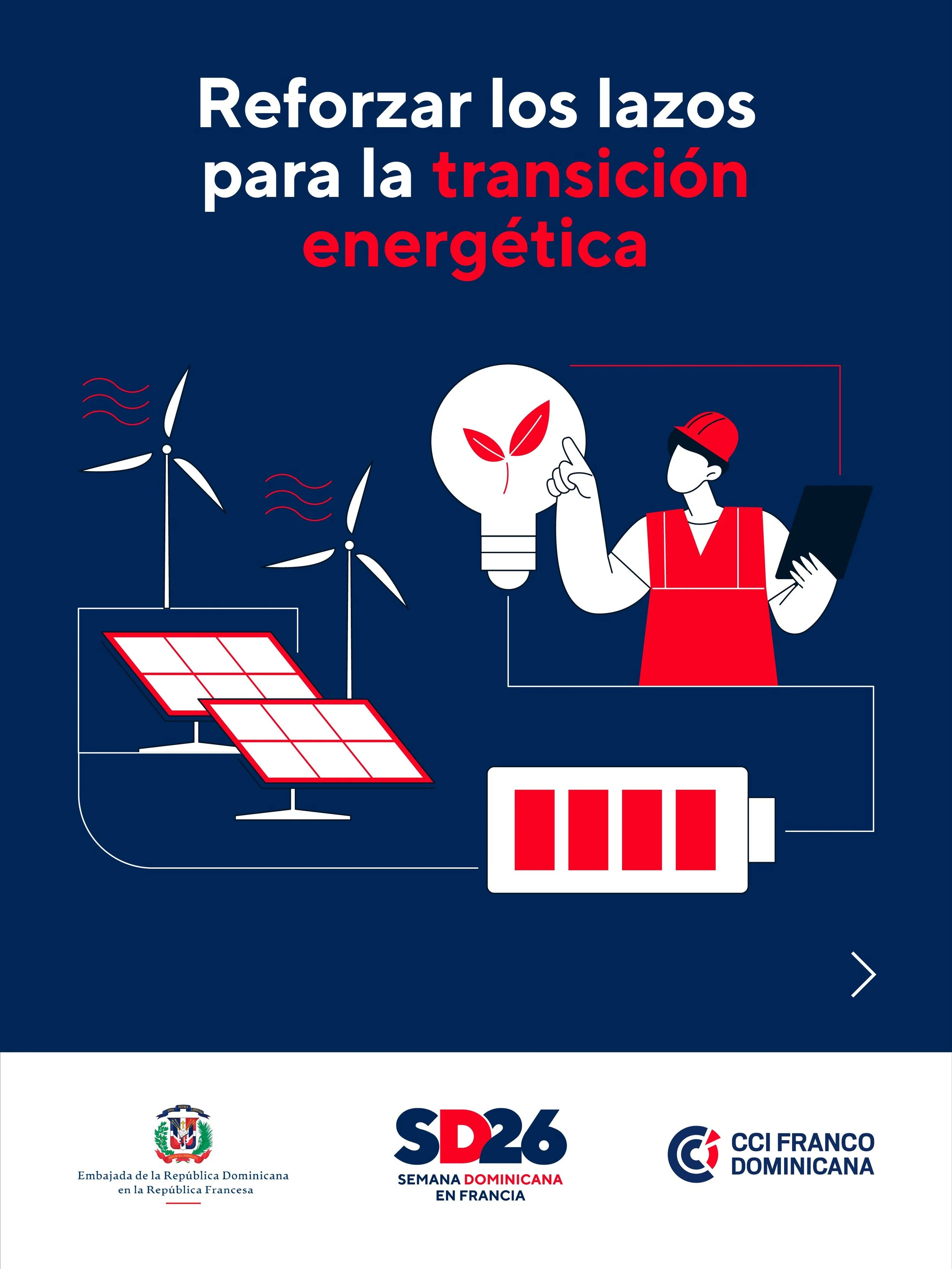 ⚡ Reforzar los lazos para la transici&oacute;n energ&eacute;tica
 
La Rep&uacute;blica Dominicana se ha fijado una meta ambiciosa: que el 30% de su energ&iacute;a sea renovable en 2030. Francia ya contribuye a alcanzarla.
 
🌬️☀️ Con el apoyo de la A