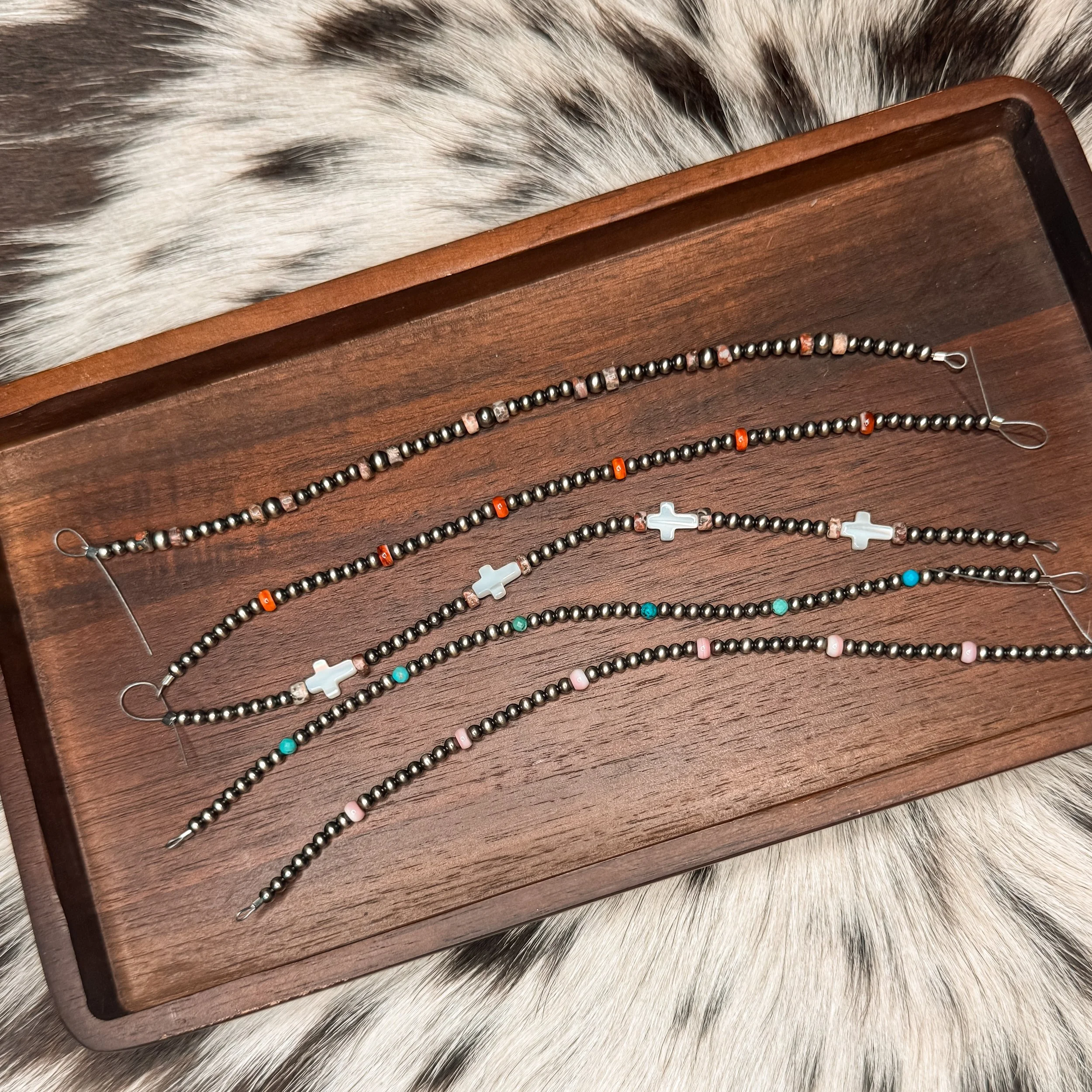 3mm Navajo Pearl Bracelets