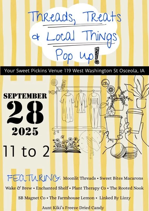 Threads, Treats, and Local Things Pop Up