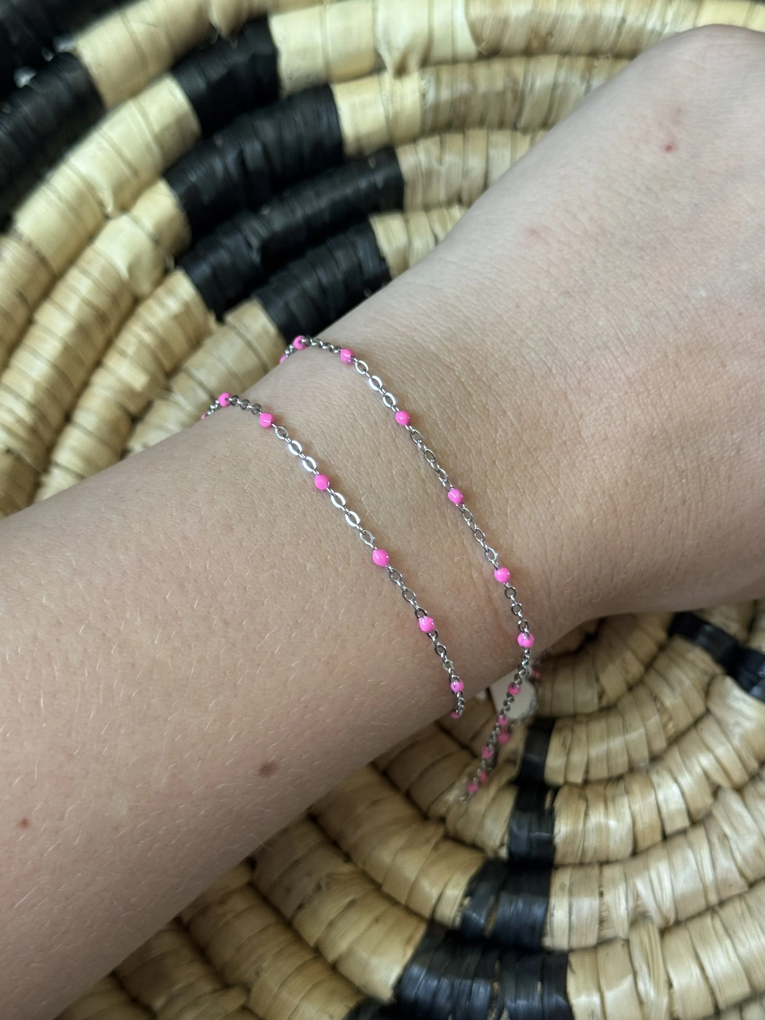 Tier 1- Brianna Pink Stainless Steel