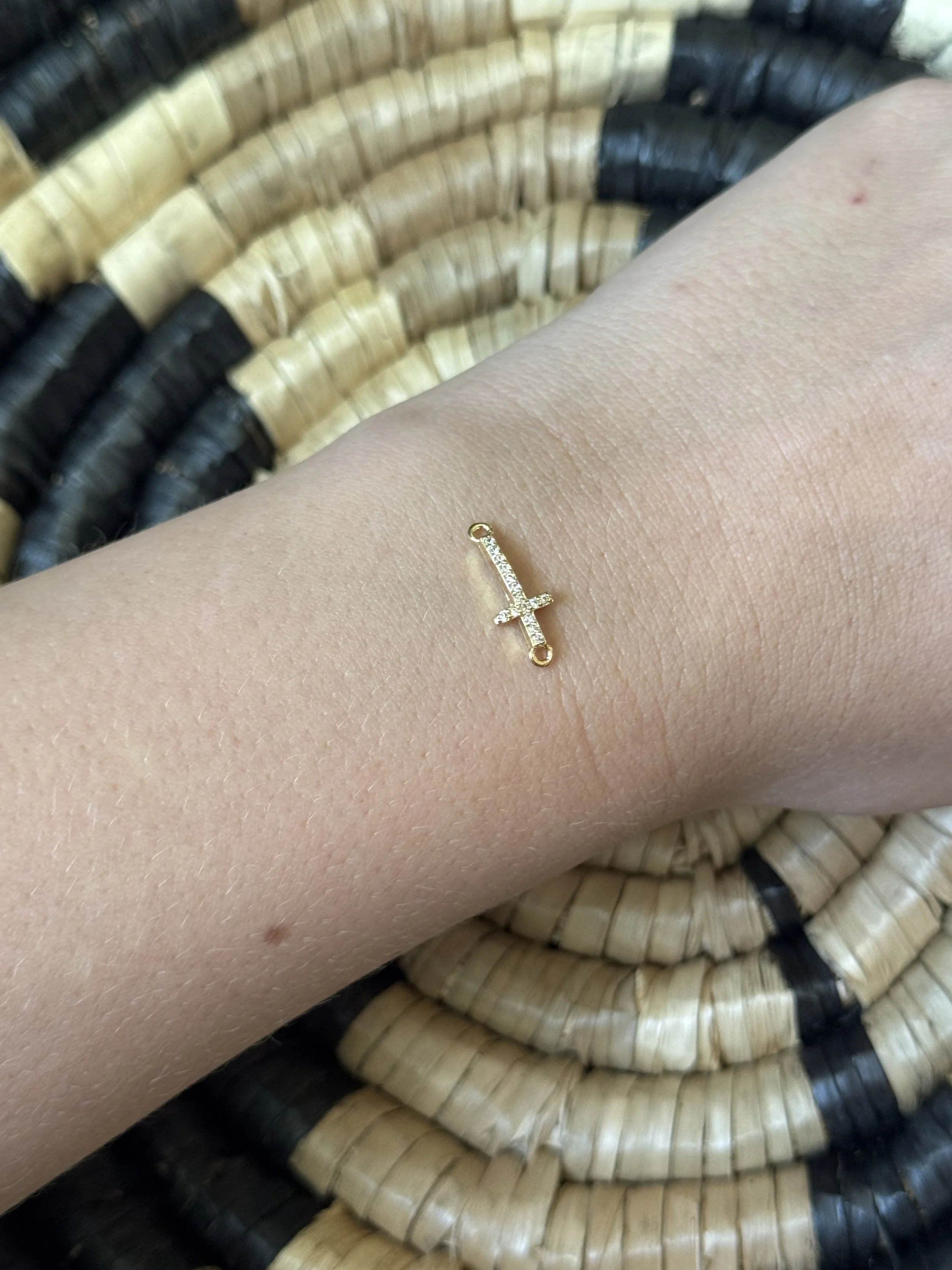 Tier 2- Gold Filled Gemstone Cross