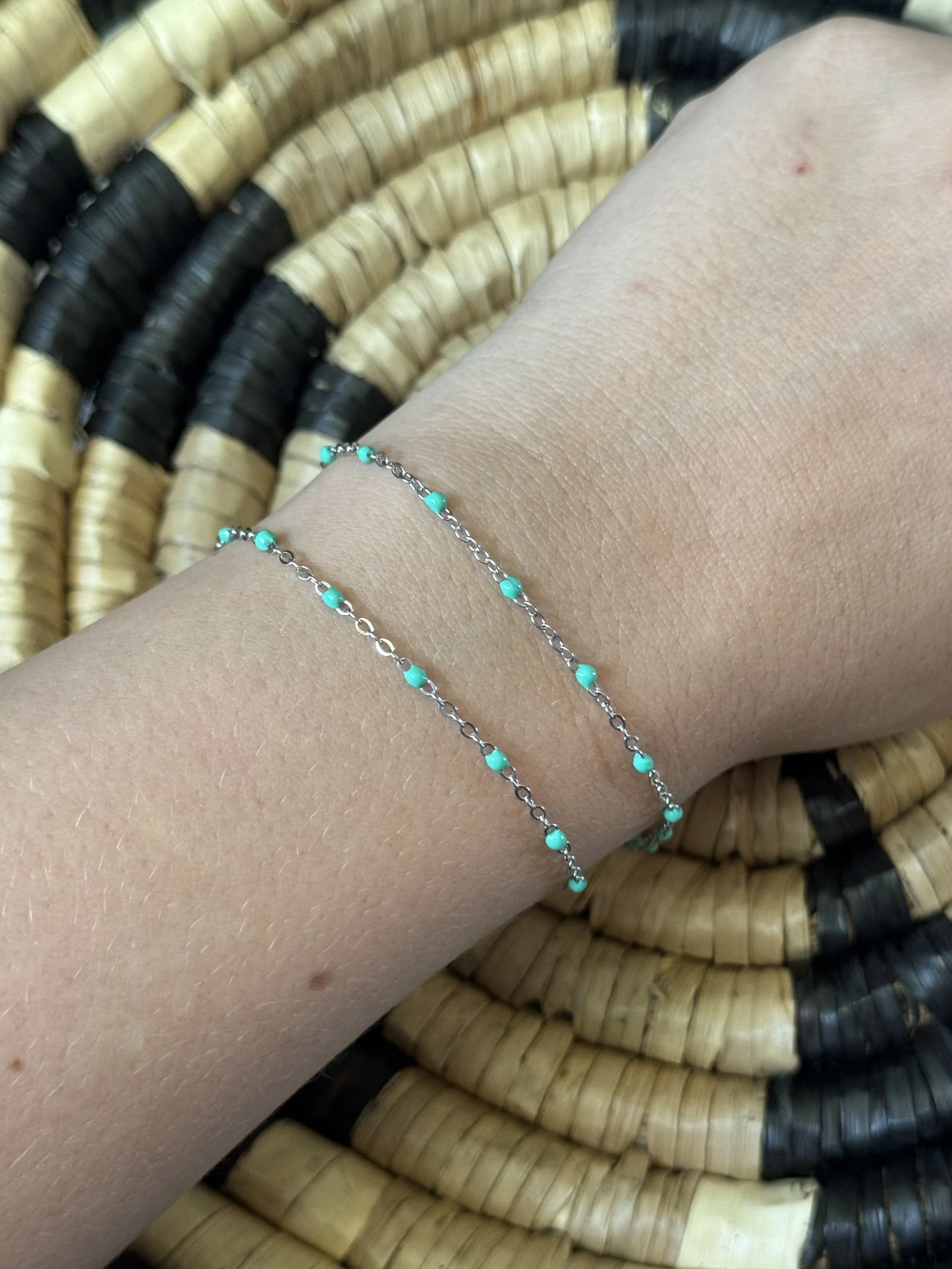 Tier 1- Rhiannon Turquoise Stainless Steel