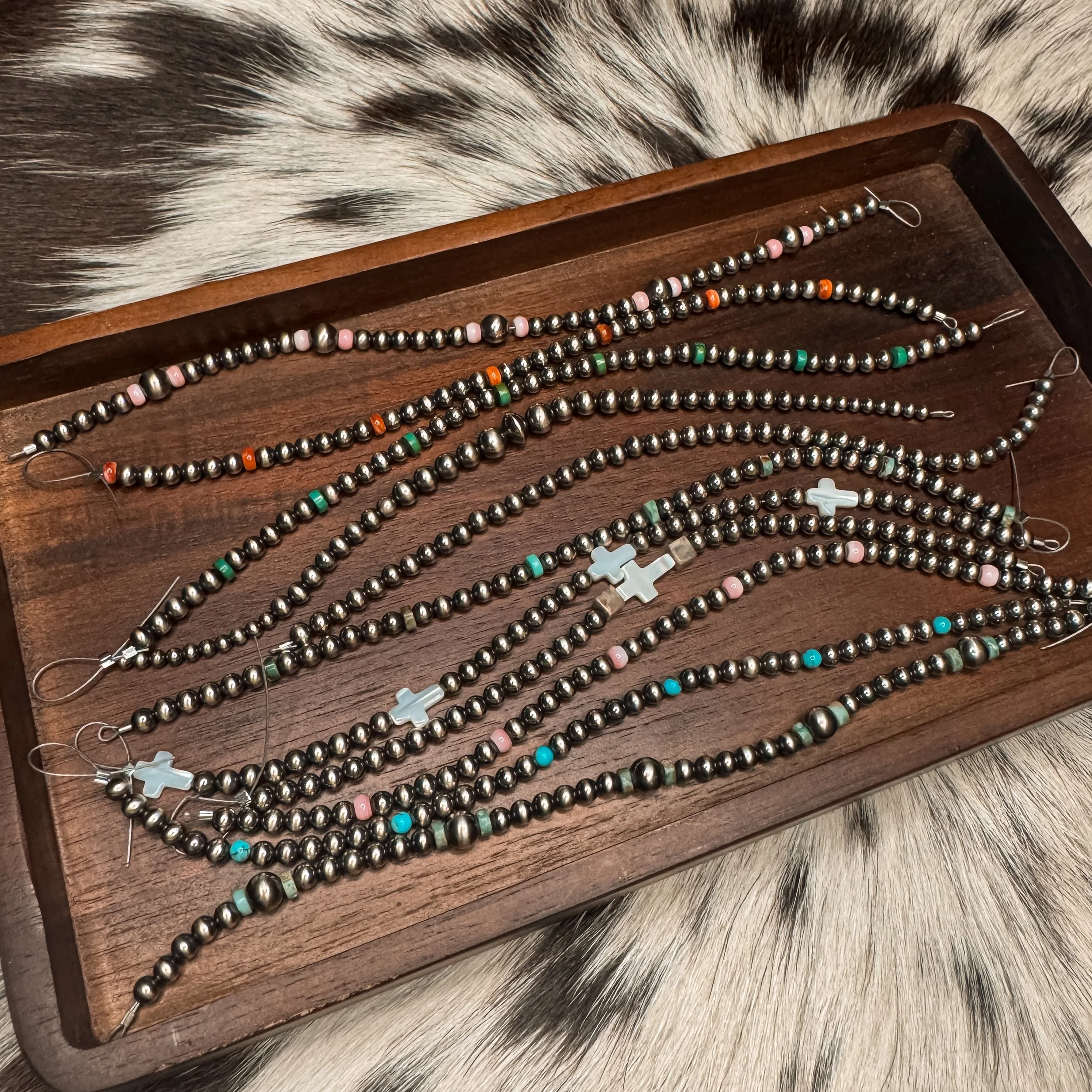 4mm Navajo Pearl Bracelets