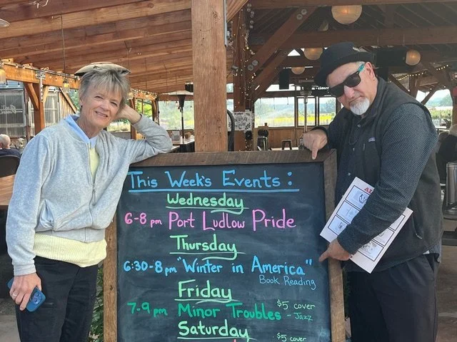 Katie Sarah Zale and Paul E. Nelson at Finnriver Farm & Cidery
