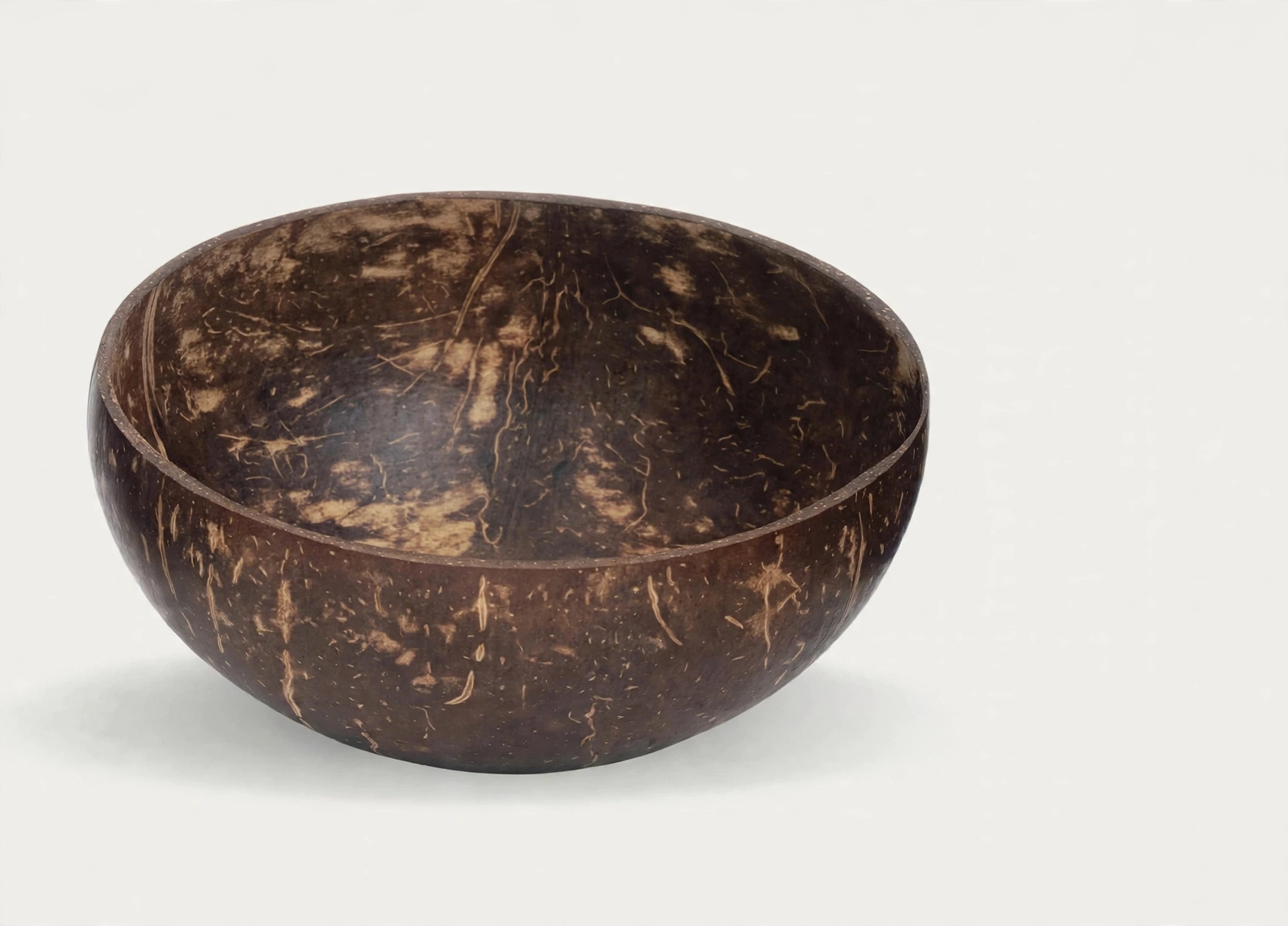 Artisan Reclaimed Coconut Bowl, studio product render