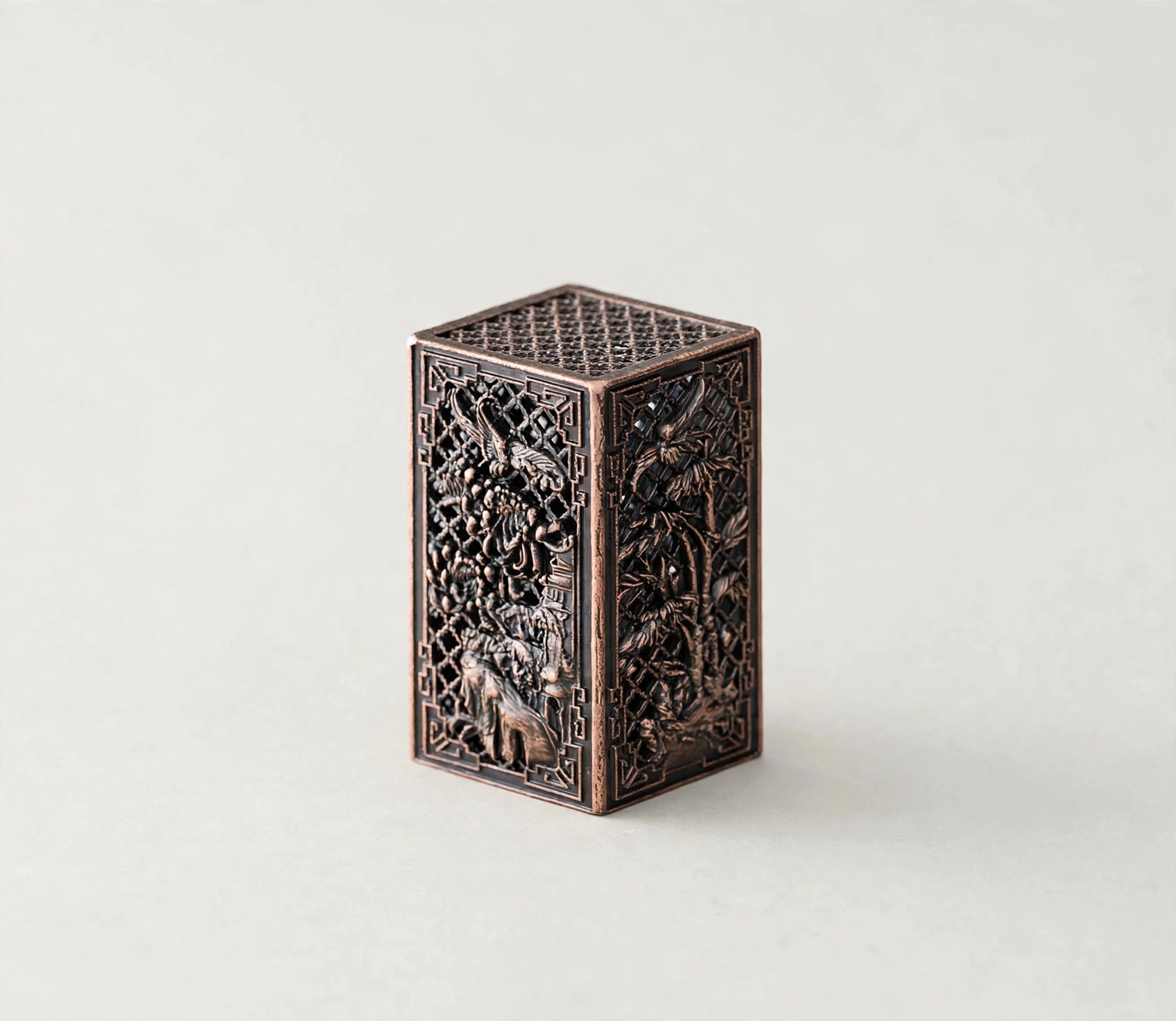 The Four Gentlemen Incense Tower, studio product render