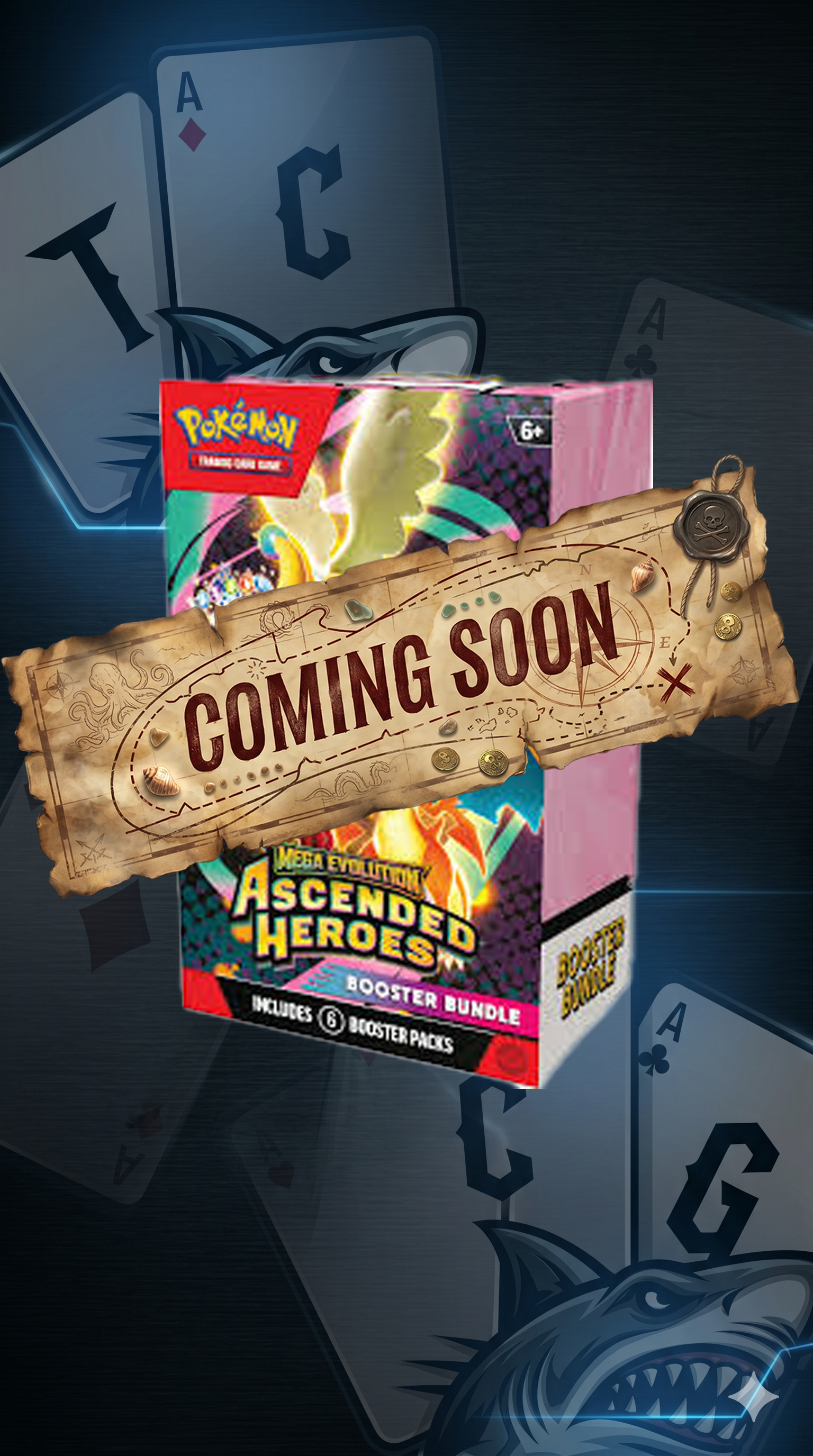 Pokémon TCG: Mega Evolution Ascended Heroes Booster Bundle