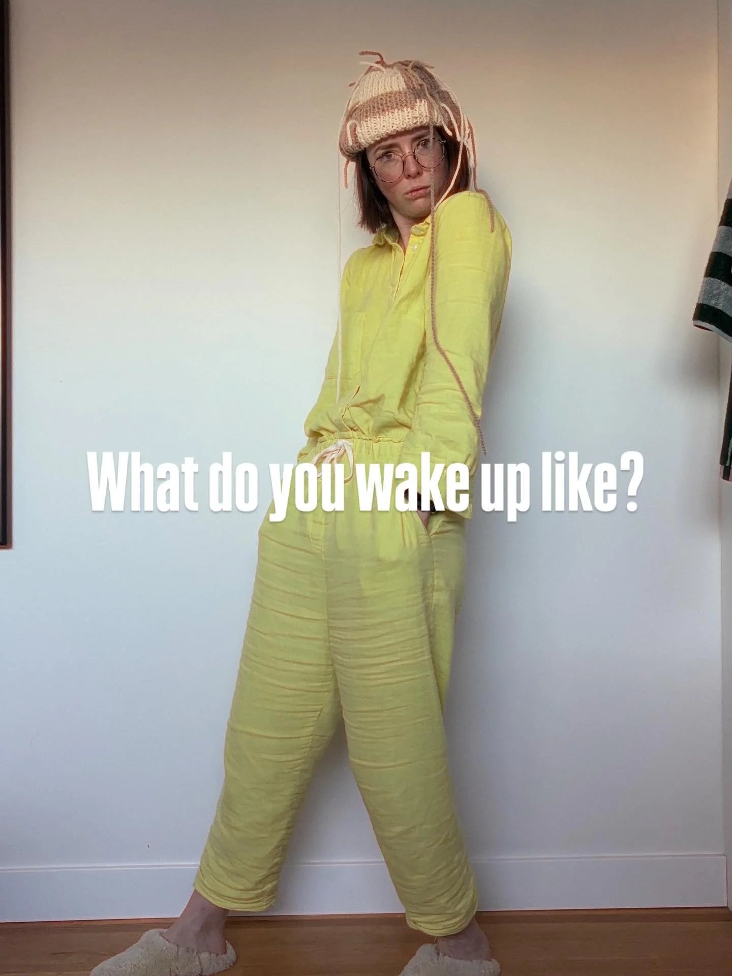 When even your dog isn&rsquo;t sure about your latest idea, should you still do it? 

Heck ya. 

I really did wake up like this - just now - I sleep in.

Stayed up to finish this hat last night and it is IT. 

And you might be able to get yourself a 