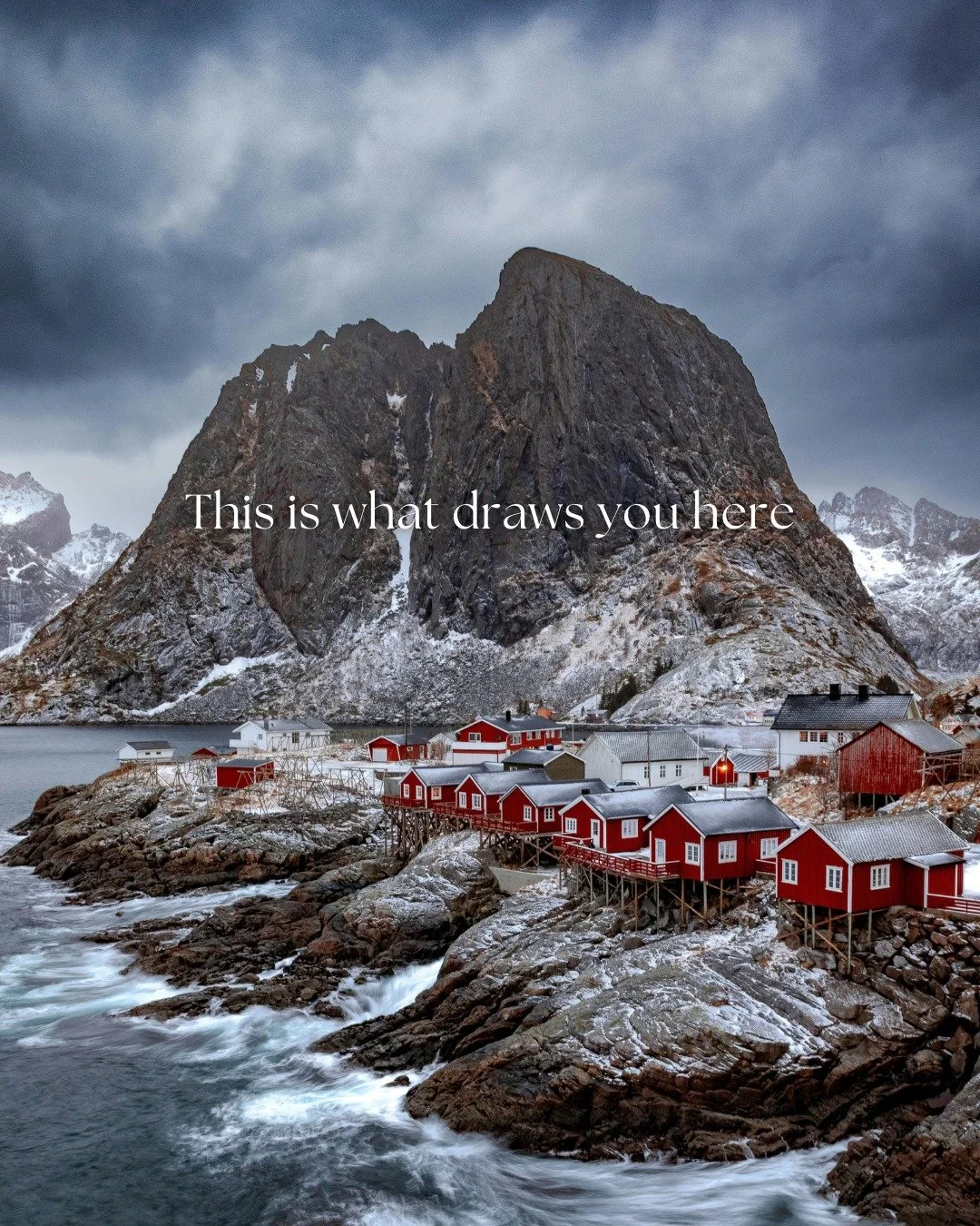 You don&rsquo;t have to stay in the busiest spots to experience them ✨

A short drive takes you there. 

Arctic Resort, right in between ⛰️

#arcticresortlofoten #lofoten #visitlofoten #lofotenislands
