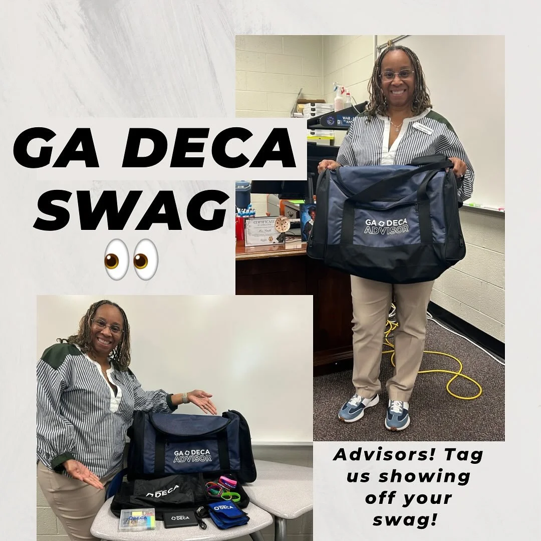 There&rsquo;s nothing like being a Georgia DECA Advisor! 💙
Tag us showing off your swag as you prep for an amazing year! ✨
#GeorgiaDECA #DECAAdvisorLife #DECA #gacte