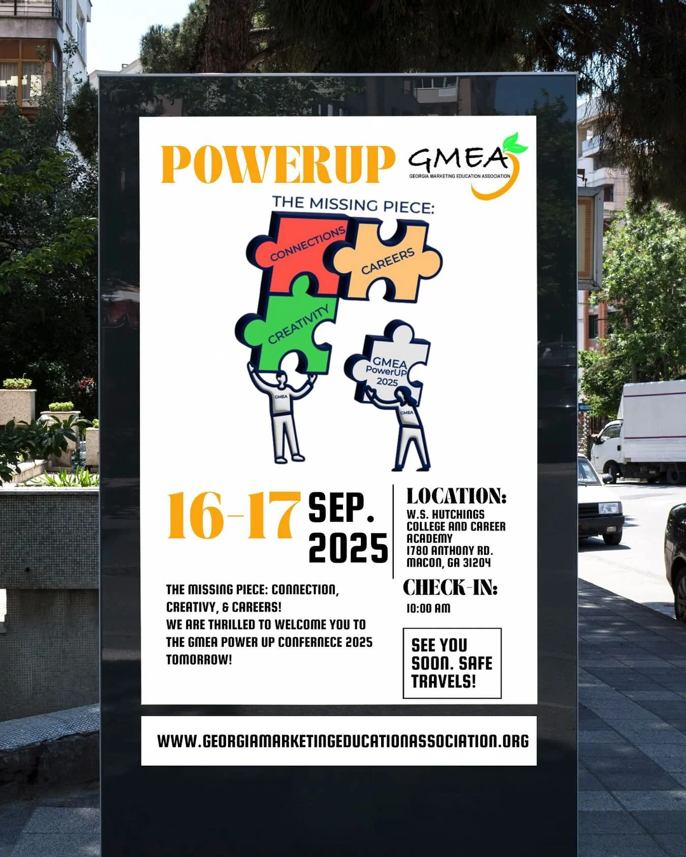 Tomorrow&rsquo;s the day! Ready to PowerUp at the GMEA Conference &mdash; can&rsquo;t wait to connect, learn, and grow. Let&rsquo;s do this! 💥

#GMEAPowerUp #ReadyToGo #LevelUp #Networking

&mdash;

Want me to add a countdown or something more hype?