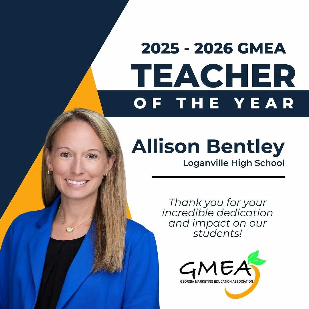 🎉 Huge congratulations to our GMEA Marketing Teacher of the Year, Allison Bentley! 🏆 Your passion for teaching and commitment to preparing the next generation of marketing leaders is truly inspiring. We&rsquo;re so proud of you! #GMEA #TeacherOfThe