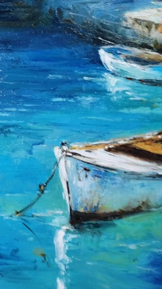 "At the Old Pier" oil on canvas panel 12"by16 ",alla prima,completed. I joined another painting marathon with Tatyana @zartschool ❤,always fun! It was pretty fast painting today. It would be faster and easier if I wouldn't go into