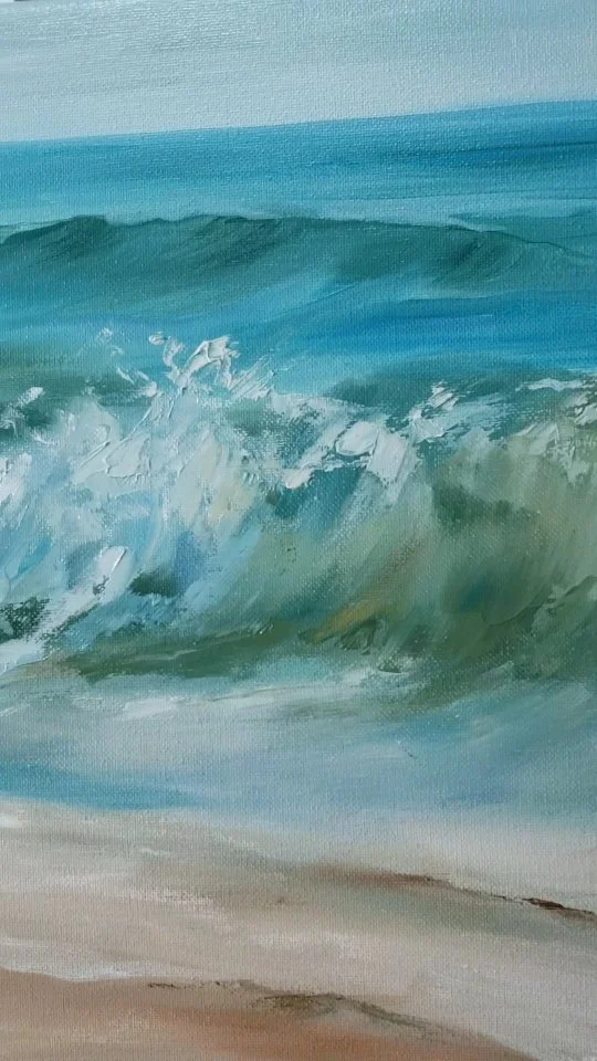 New oil painting in progress,never get tired to paint the ocean😁🌊
#oceanpainting #waves #beach #oiloncavas #myprocess #artforsale #handpainted #oilpaintingoncanvas