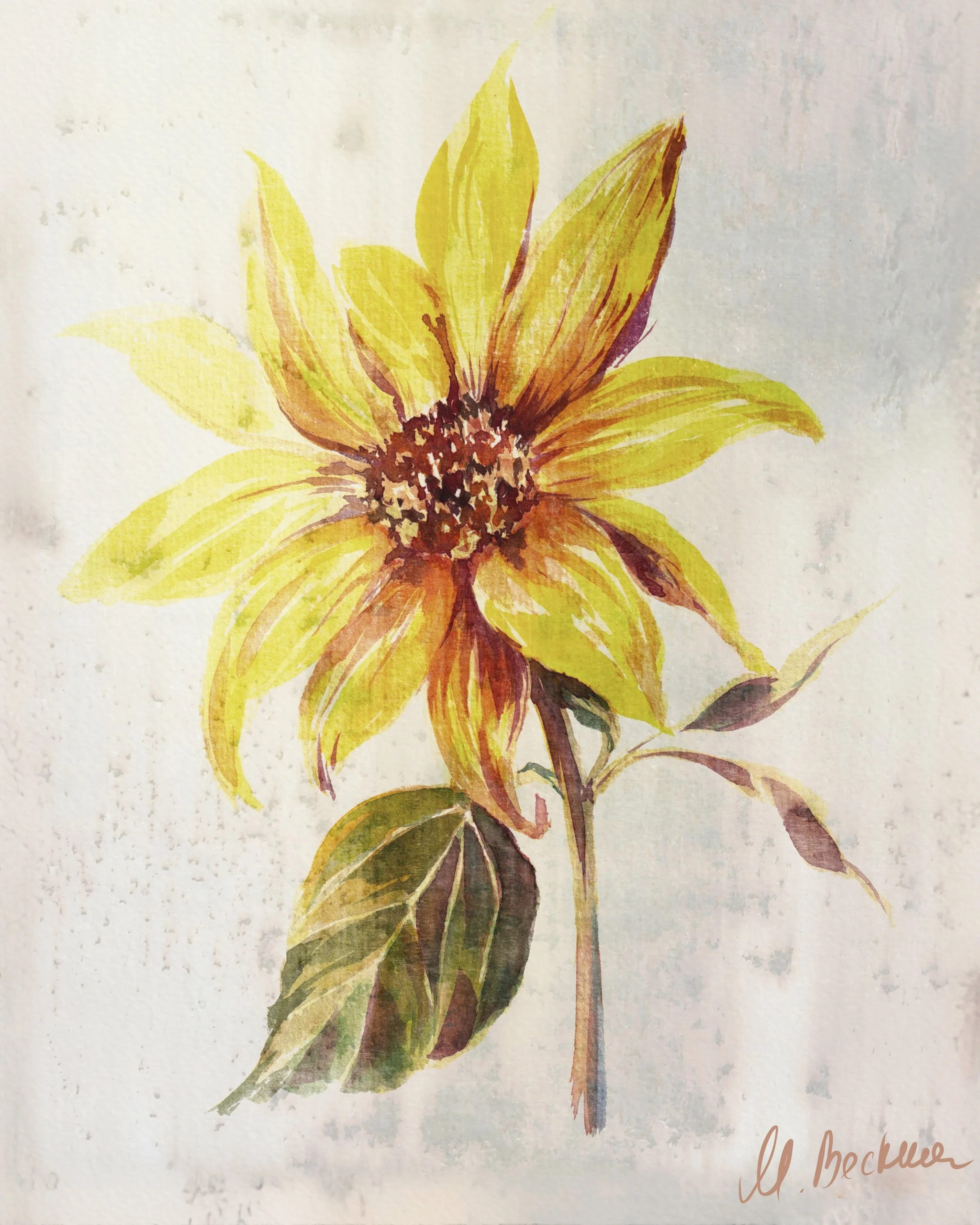 "Sunflower" Print