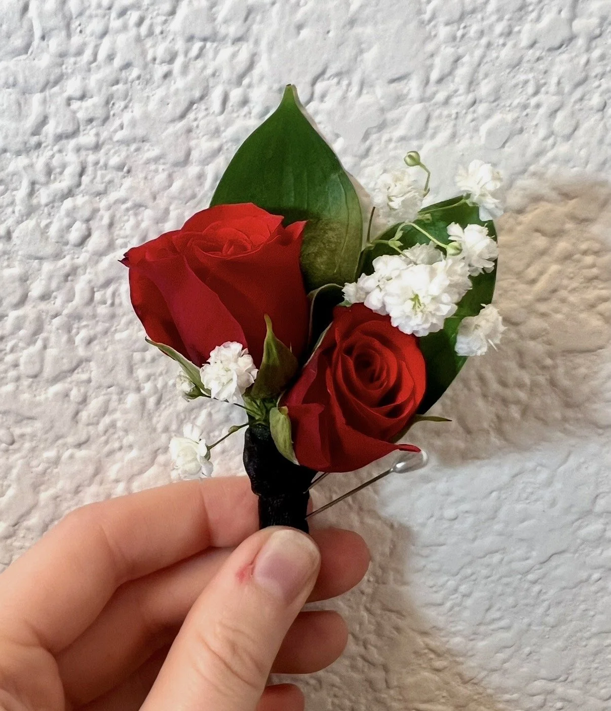 Spray Rose Boutonniere