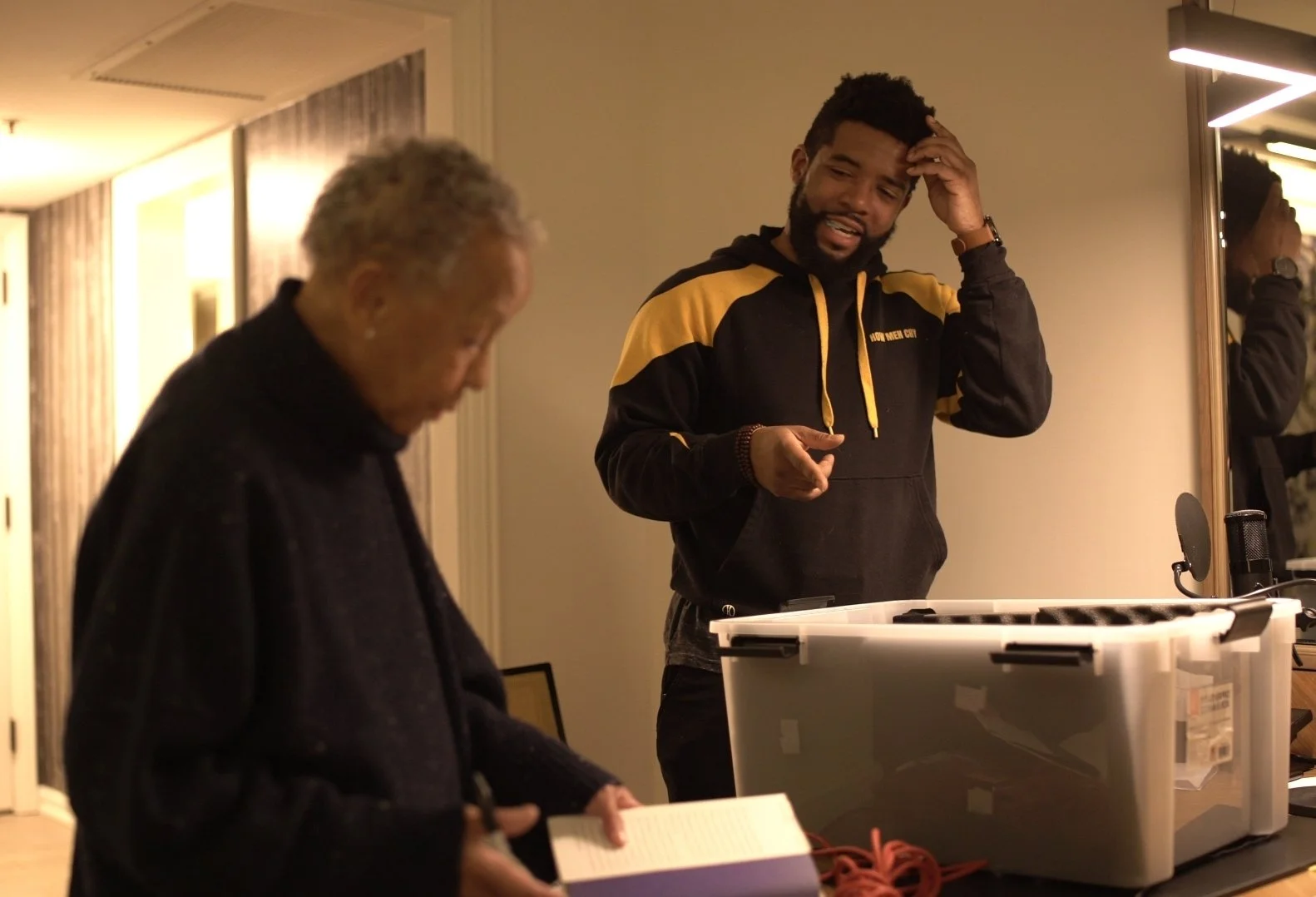 Nikki Giovanni never heard it…drowning in the open