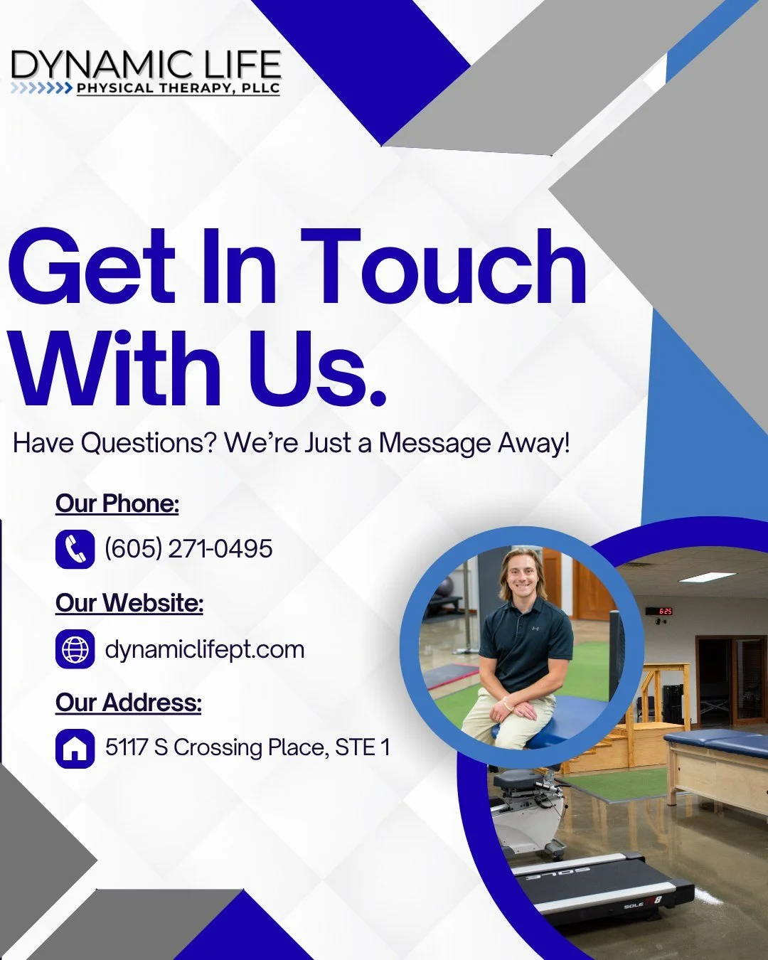 Looking to schedule your first appointment?
We&rsquo;re just a click  or phone call away! 
At Dynamic Life PT, we guarantee you&rsquo;ll be seen within 72 hours because your well-being shouldn&rsquo;t have to wait.

⚡️Dynamic Therapy for a Dynamic Li