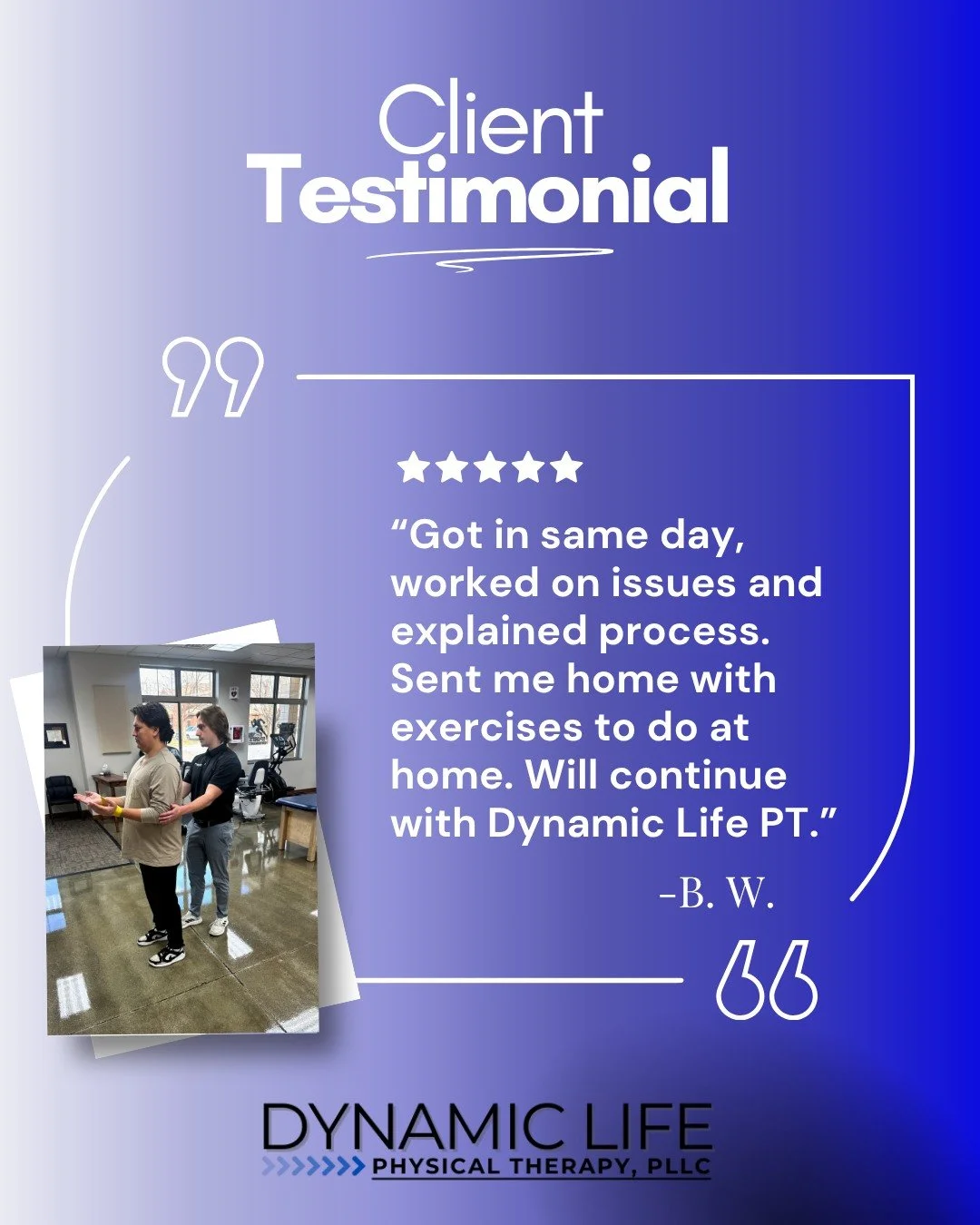 Not all physical therapy is the same. Our team thrives on personalized care and genuine connection. Thanks for the kind words!

#physicaltherapy #SiouxFallsPT #recovery #DLPT