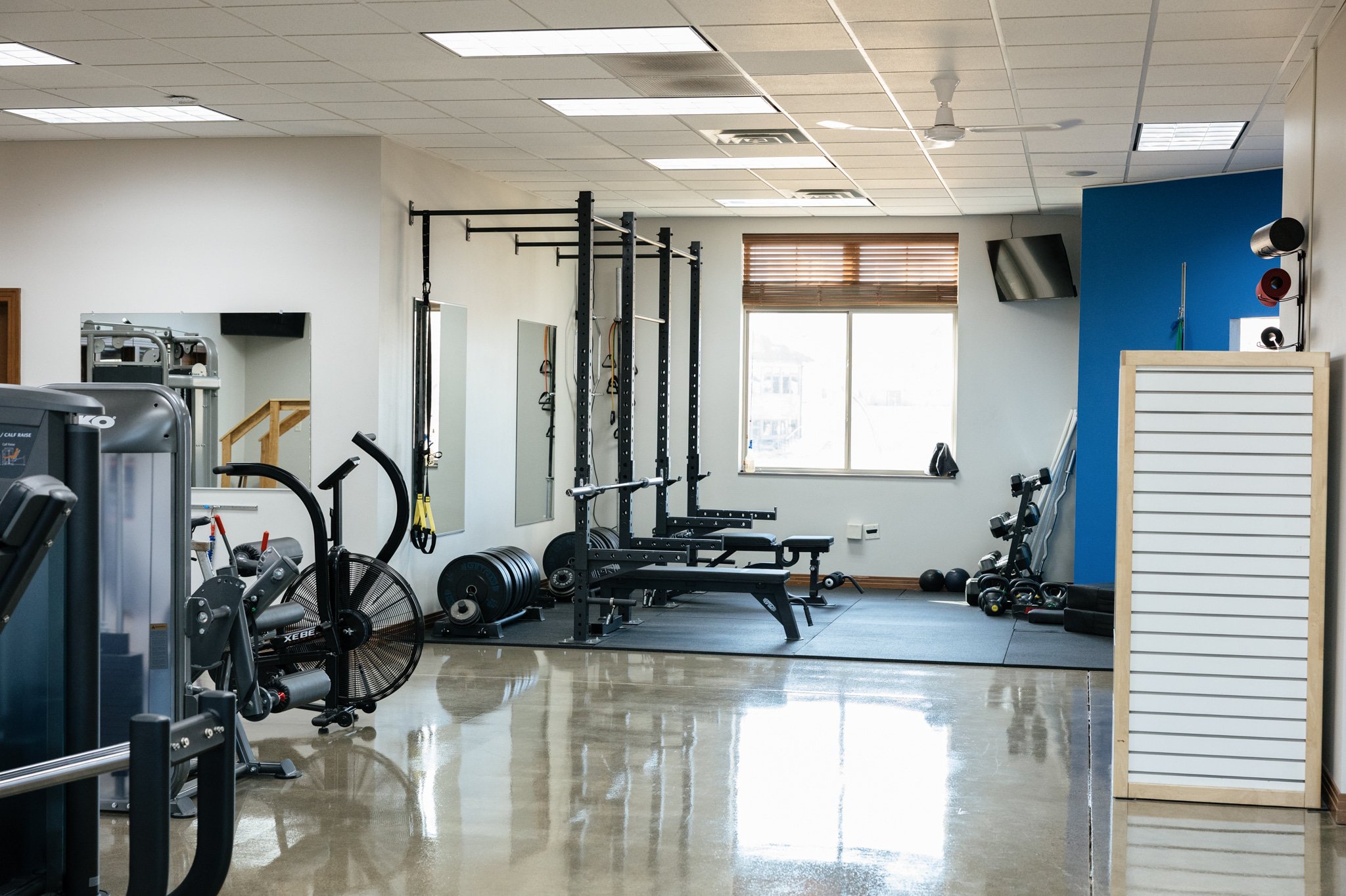 Dynamic Life PT Clinic, open space with Physical Therapy Equipment