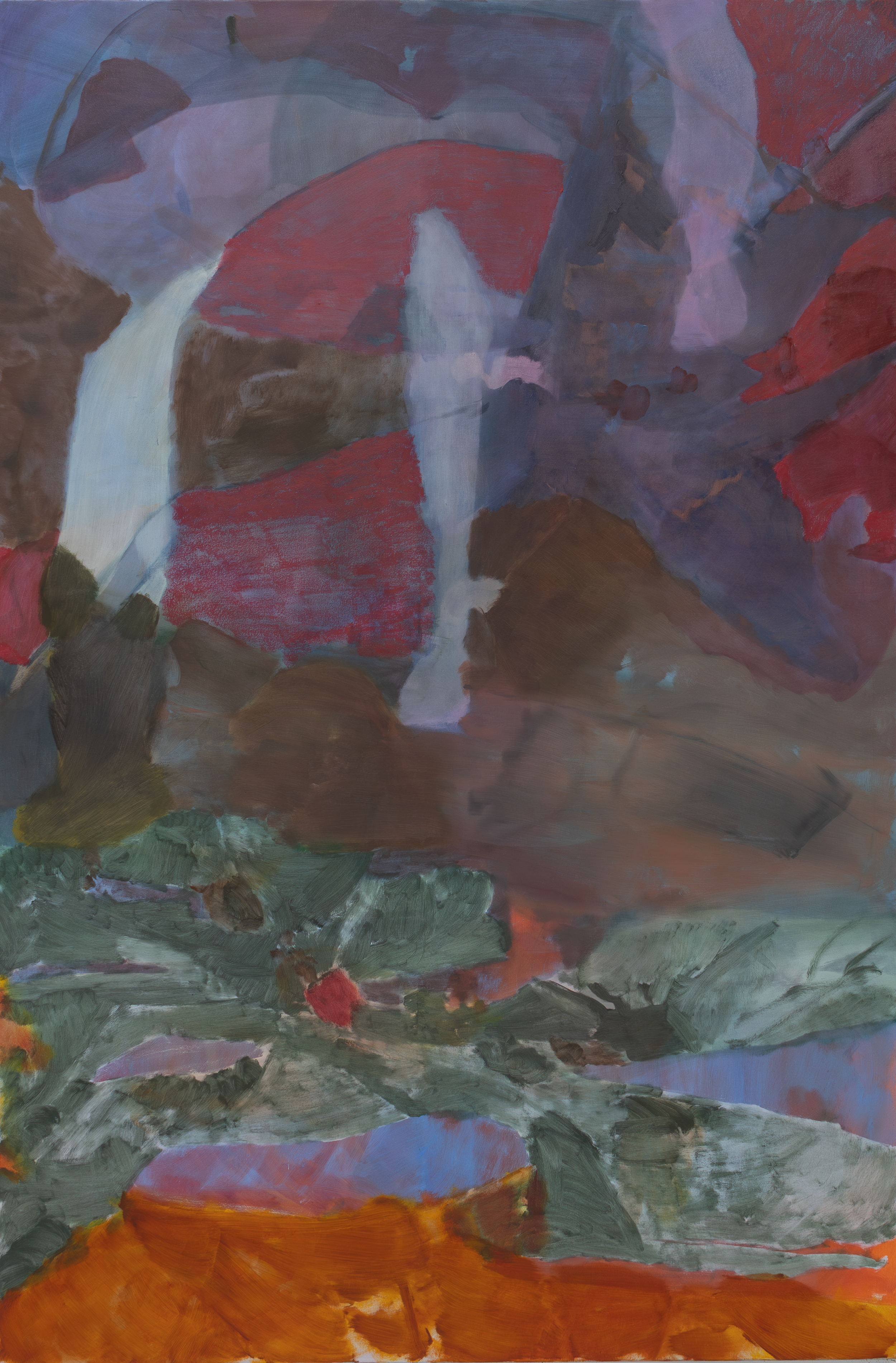 Transit Ache, Oil on Canvas, 2026, 168cm x 111cm