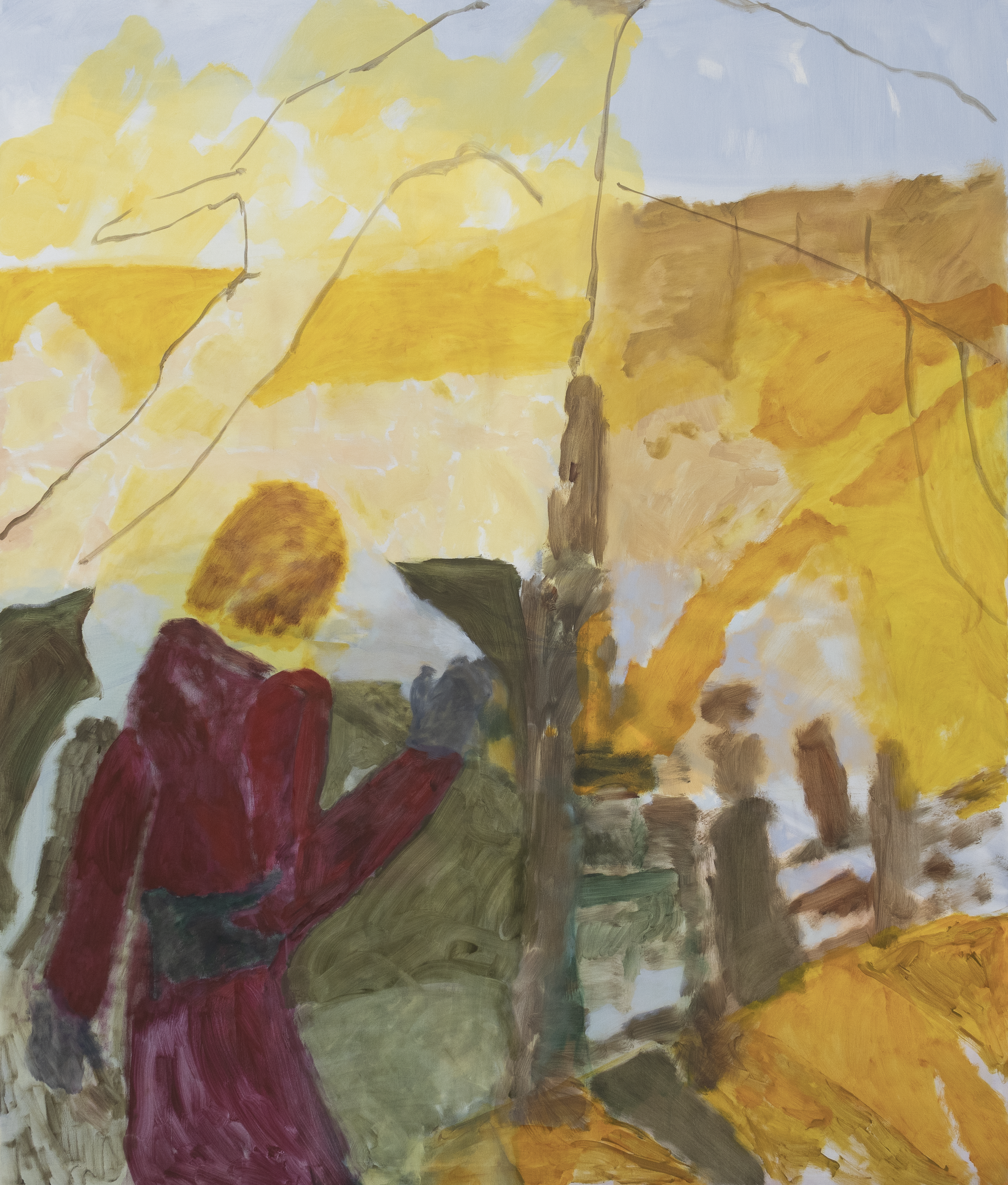 Tangled Sensations, Oil on Canvas, 2026, 162cm x 137cm