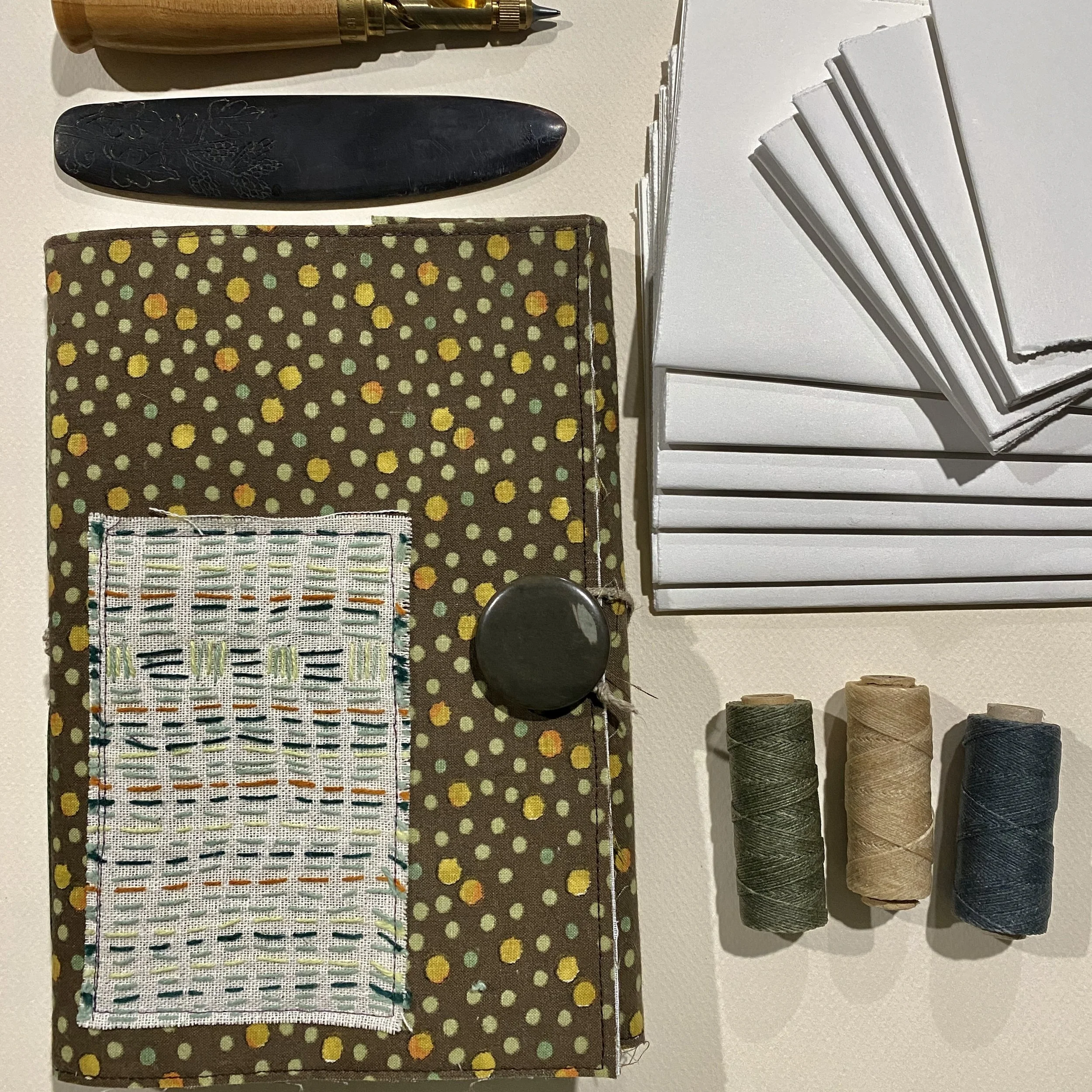 Workshop: long stitch bookbinding