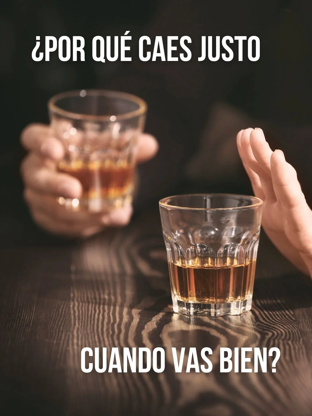 Por qu&eacute; recaes justo cuando vas bien.

Llevas dos semanas sin beber. O tres. O un mes.

Te sientes bien. Mejor que en mucho tiempo.

Tu familia te mira diferente. Tu pareja empieza a confiar otra vez. T&uacute; mismo empiezas a creerte que lo 