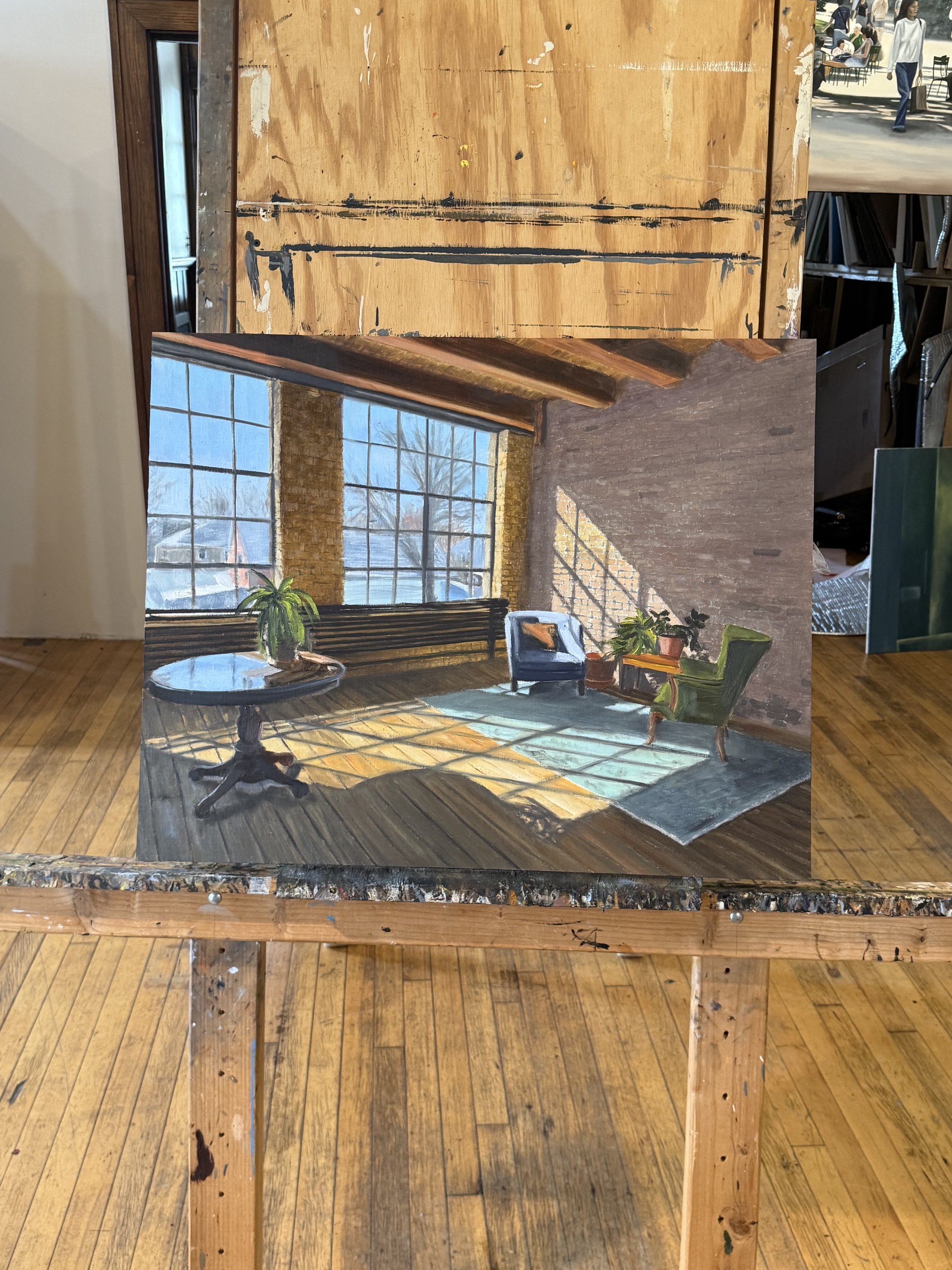 Studio Foyer, Winter on easel.jpeg