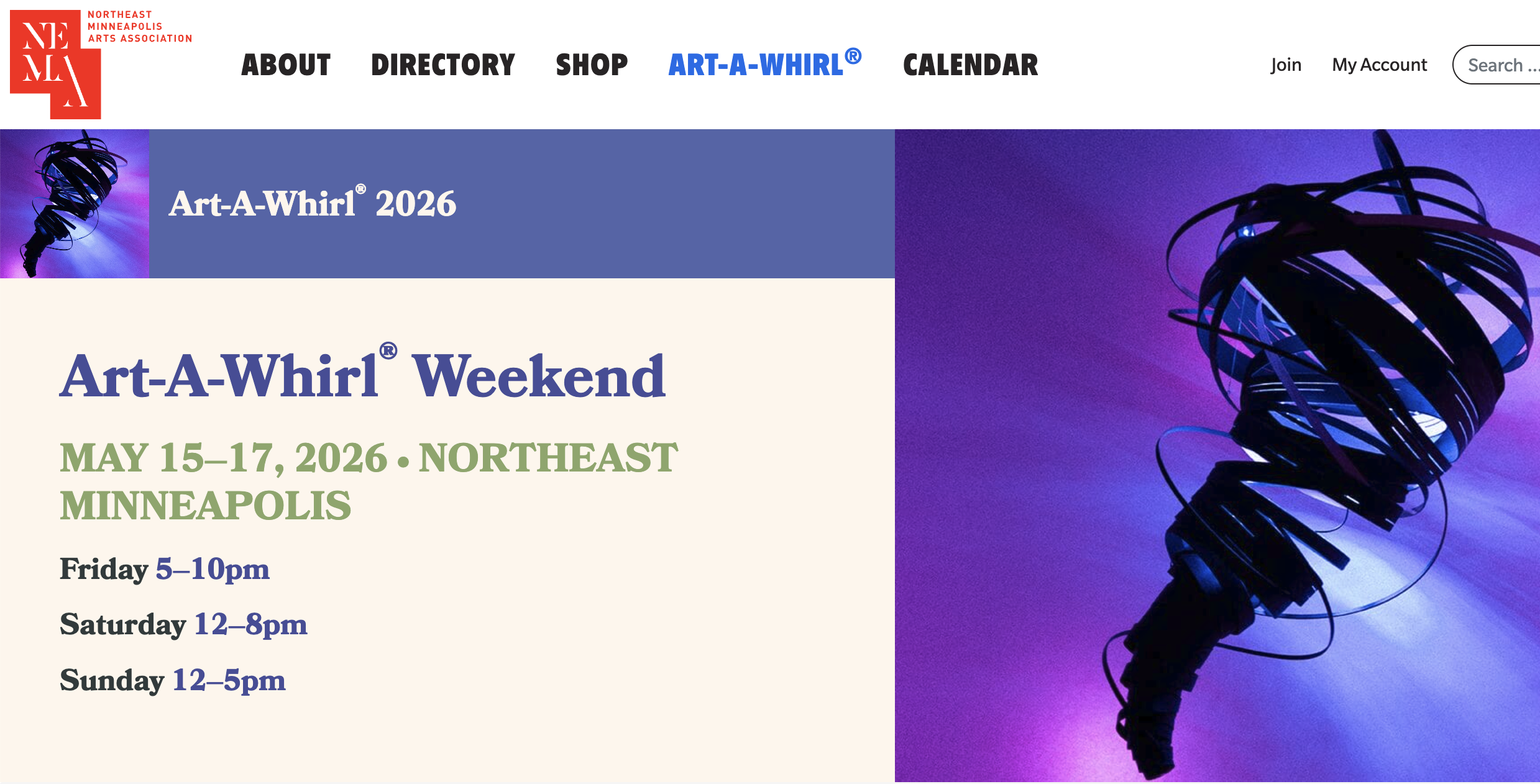 Art-a-Whirl 2026, May 15-17