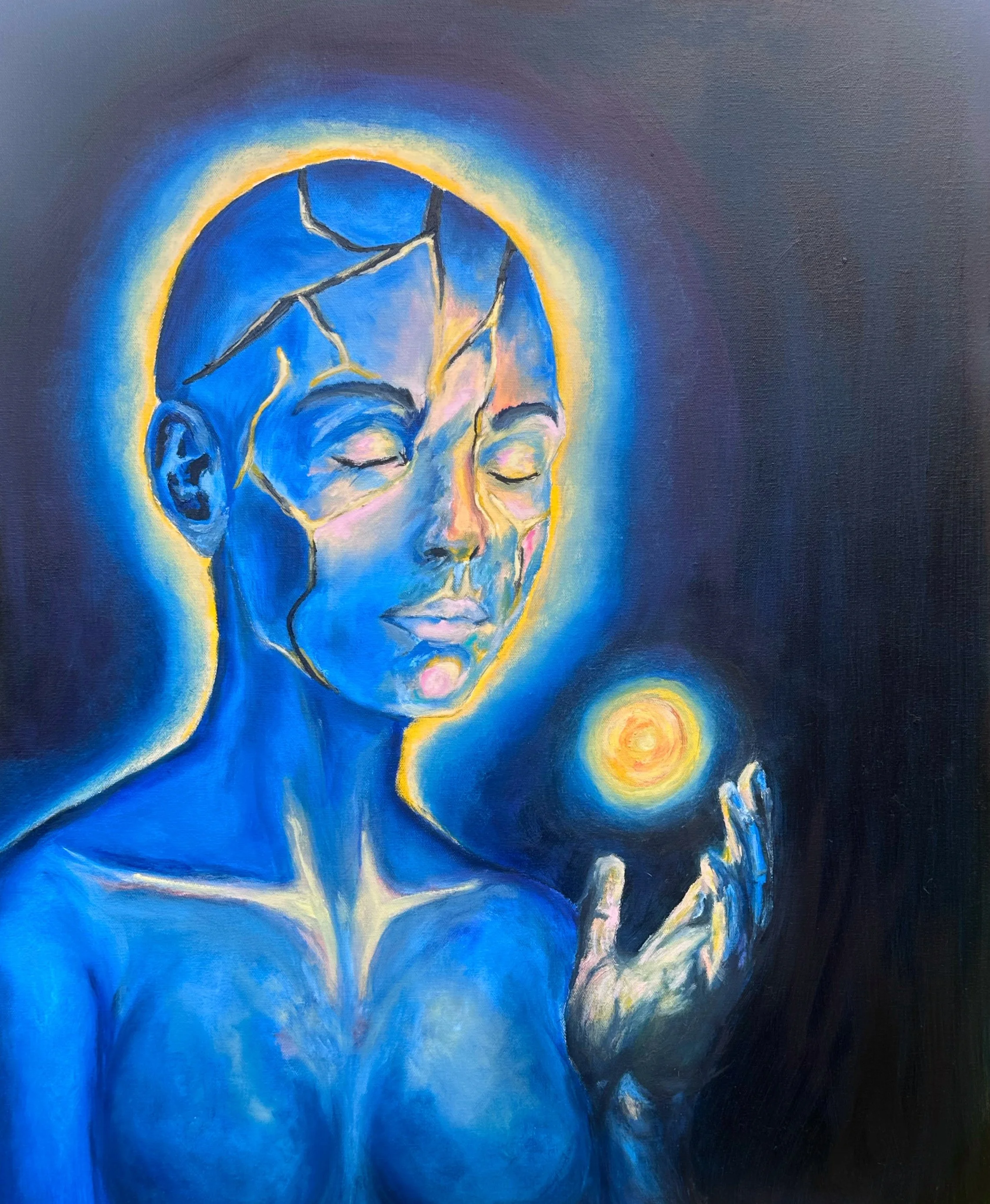"Inner Light"
Oil Paint on Canvas