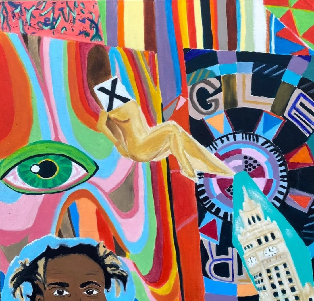 "Collage"
Oil Paint on Canvas