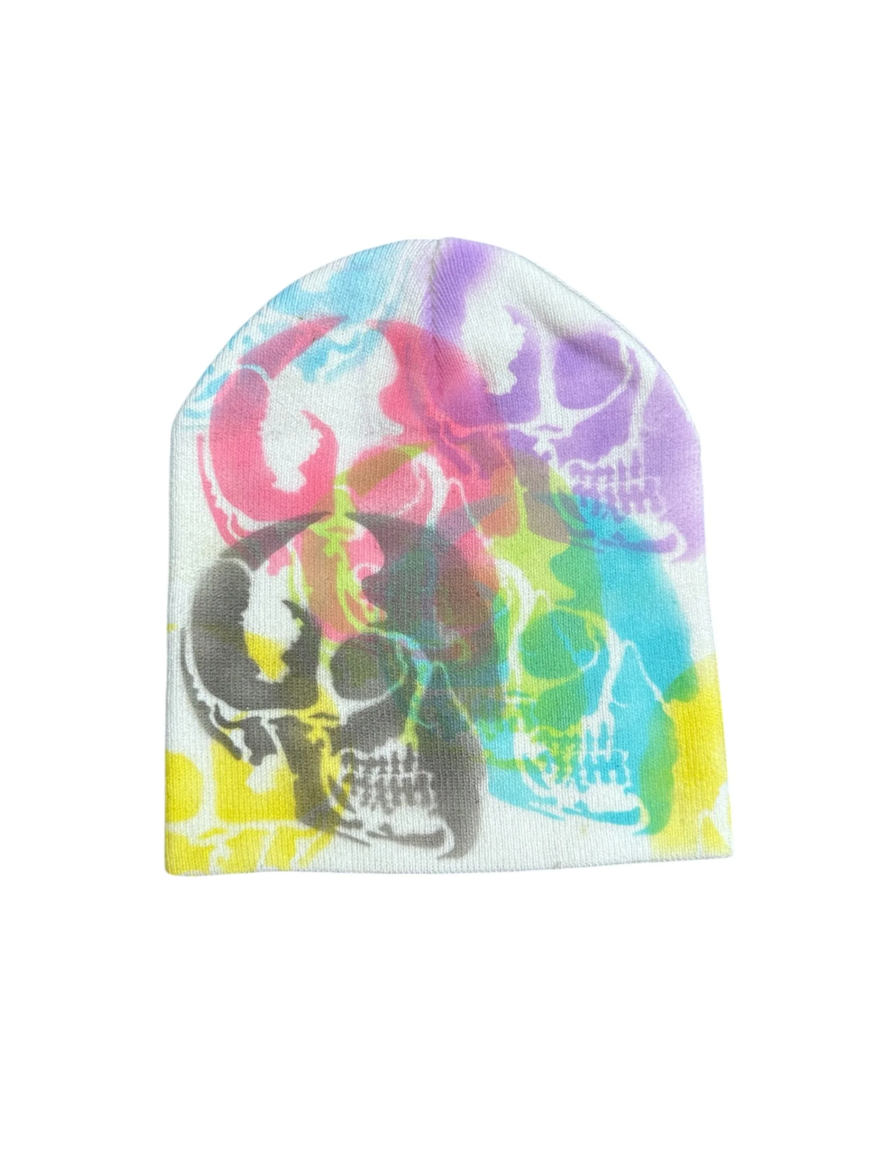 1of1 Airbrushed Skelly Beanie