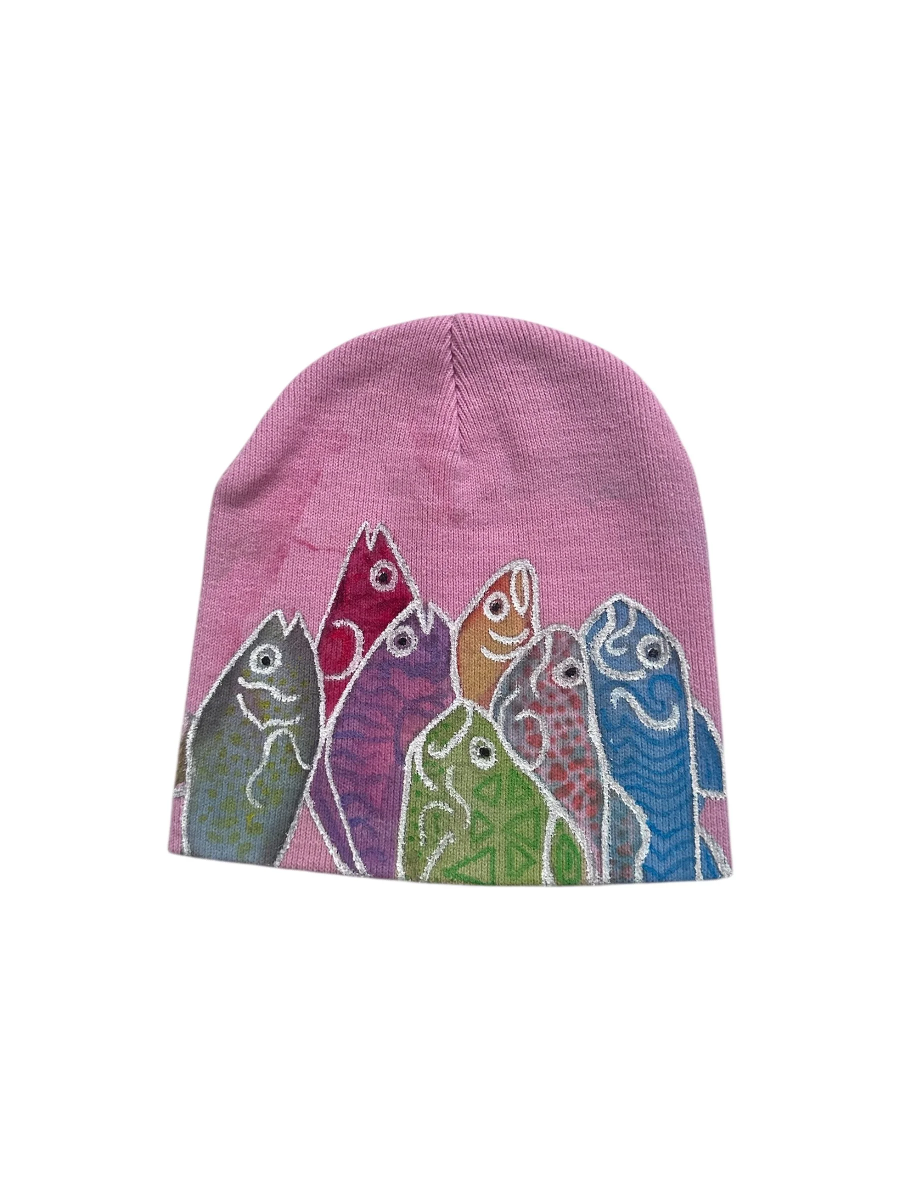 Airbrushed Fishies Beanie