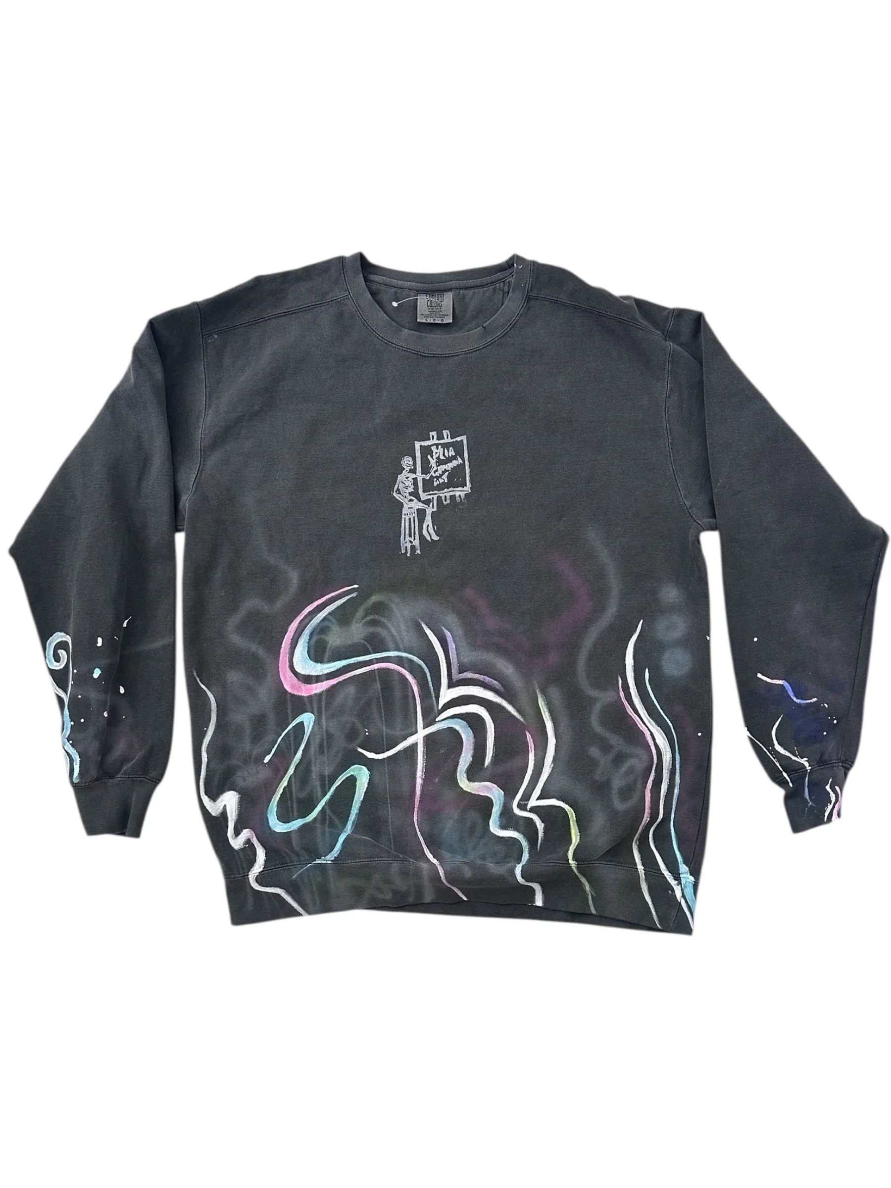 Linoleum Logo Abstract Crew Neck
